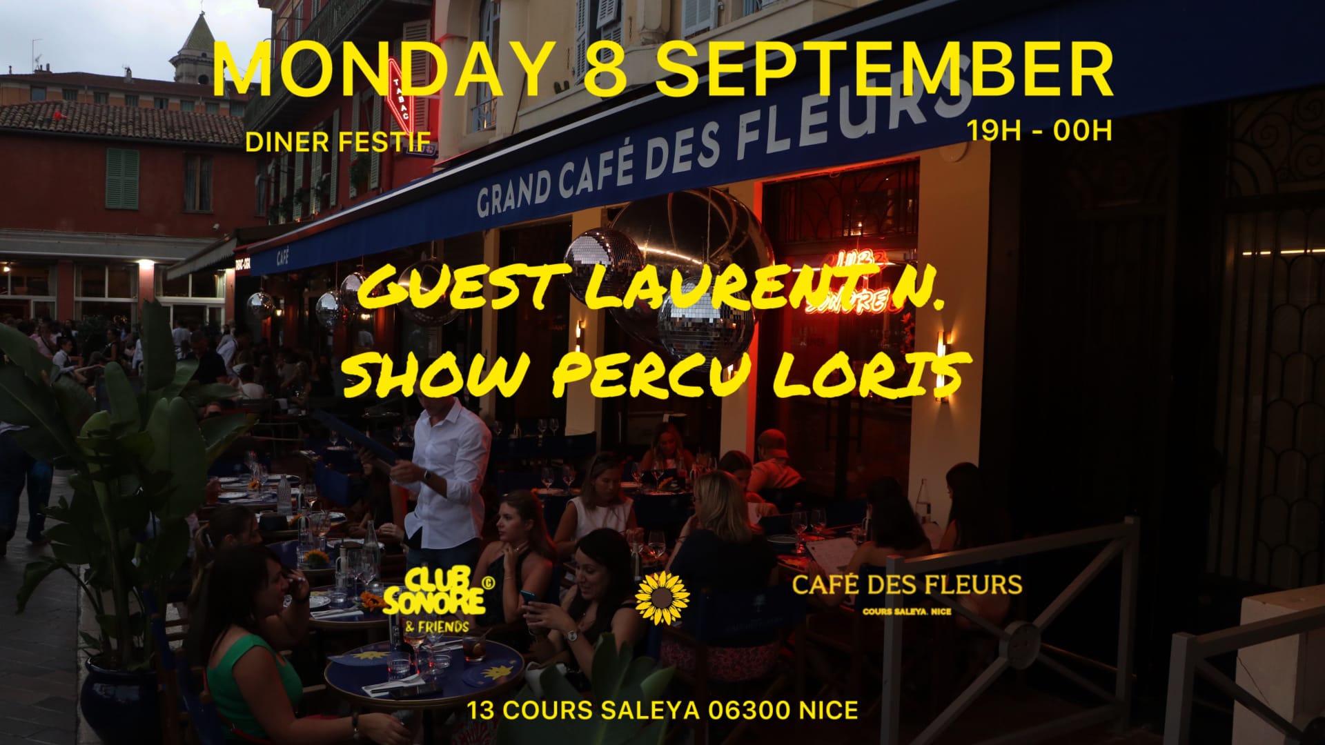 Club Sonore X Guest Laurent N. & Percu X Café Des Fleurs