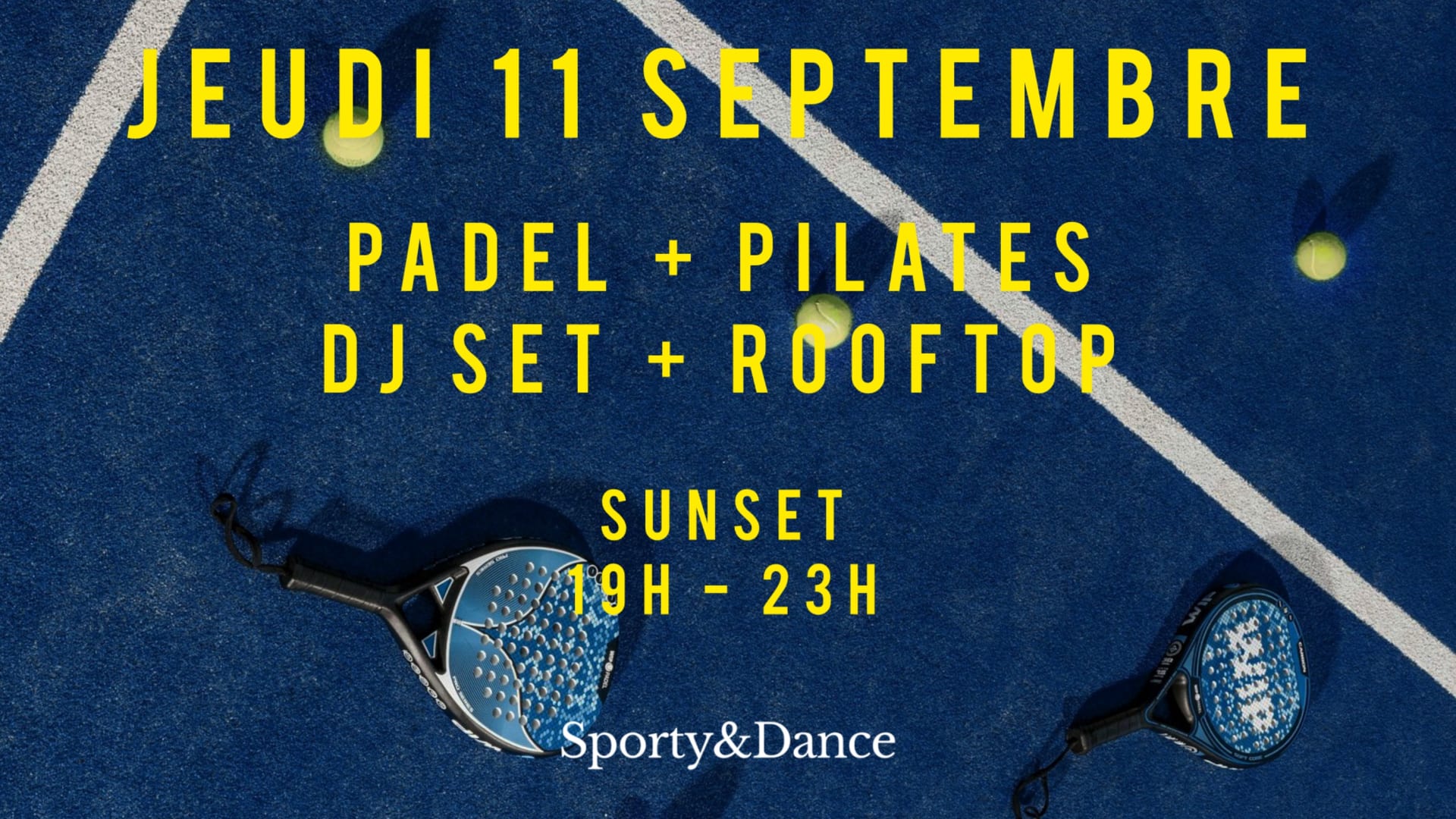 Sporty & Dance X Padel Ultra X Polygone Rooftop - 11.09.25 -