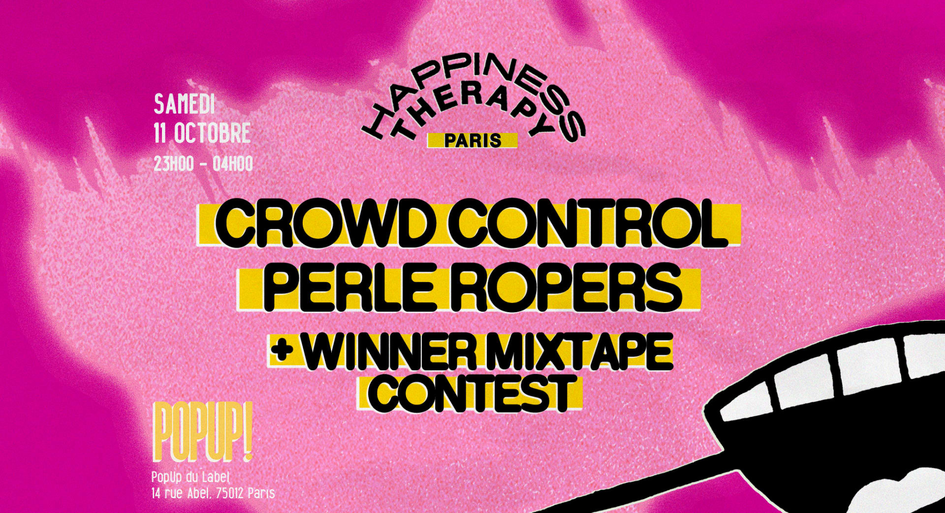 Happiness Therapy : Crowd Control, Perle Ropers & More