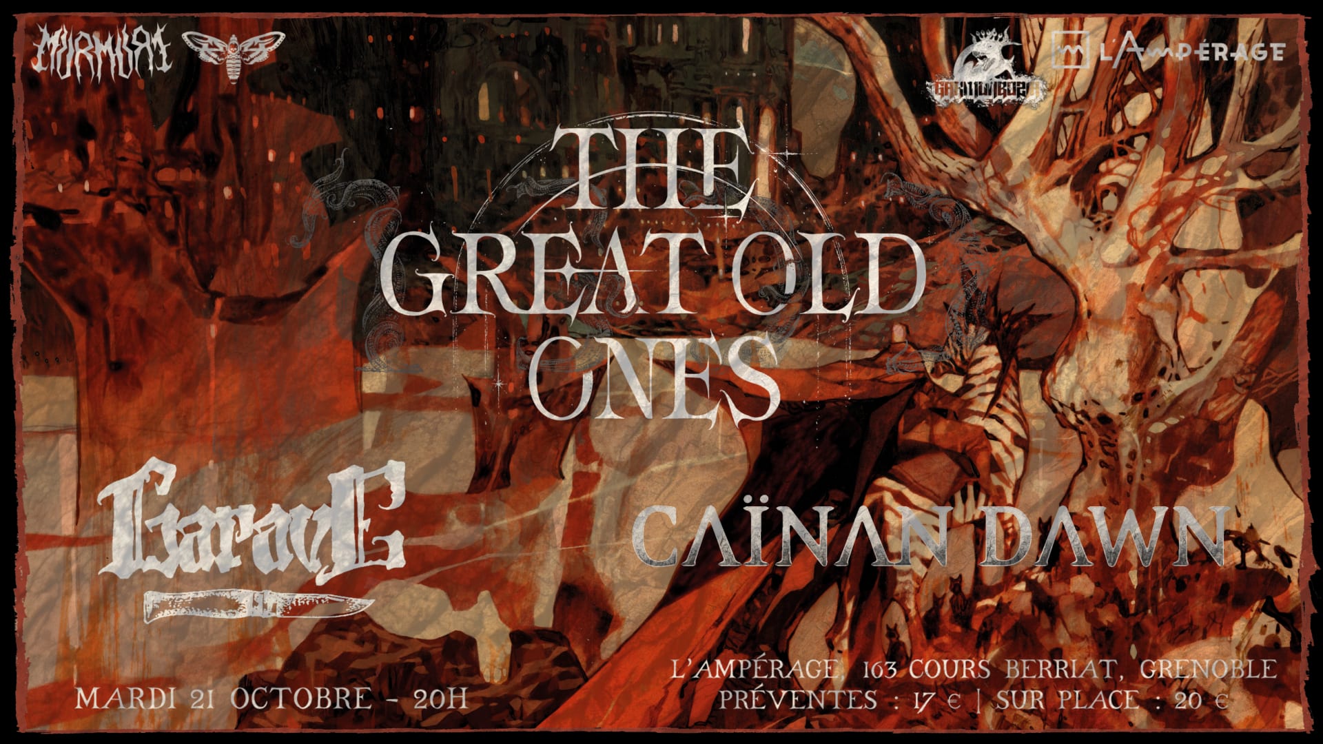 The Great Old Ones + Caïnan Dawn + Garave