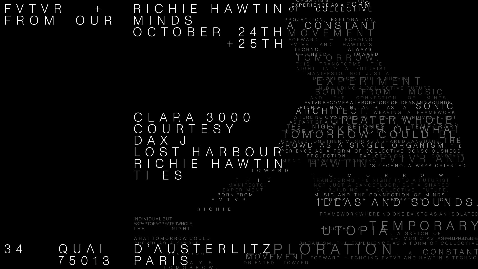 From Our Minds - Richie Hawtin, Dax J, Courtesy & Guests