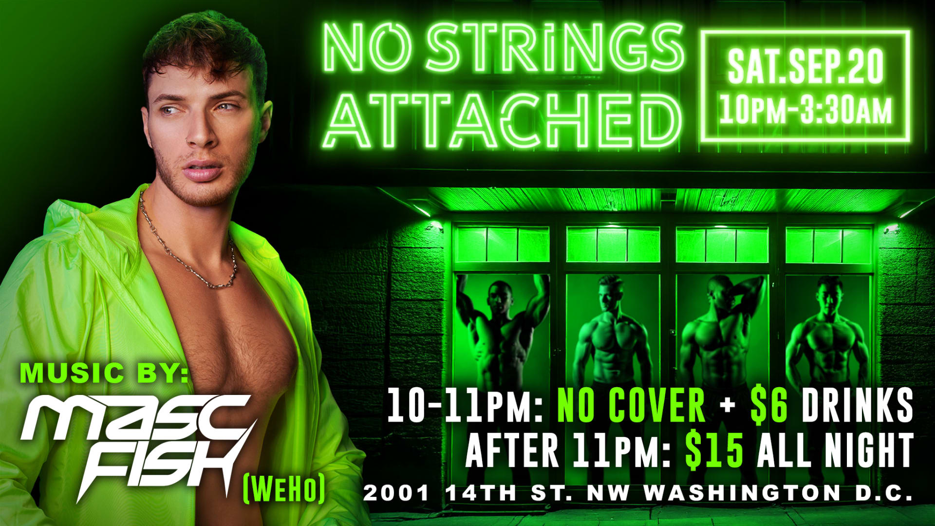 No Strings Attached With Mascfish (Weho)