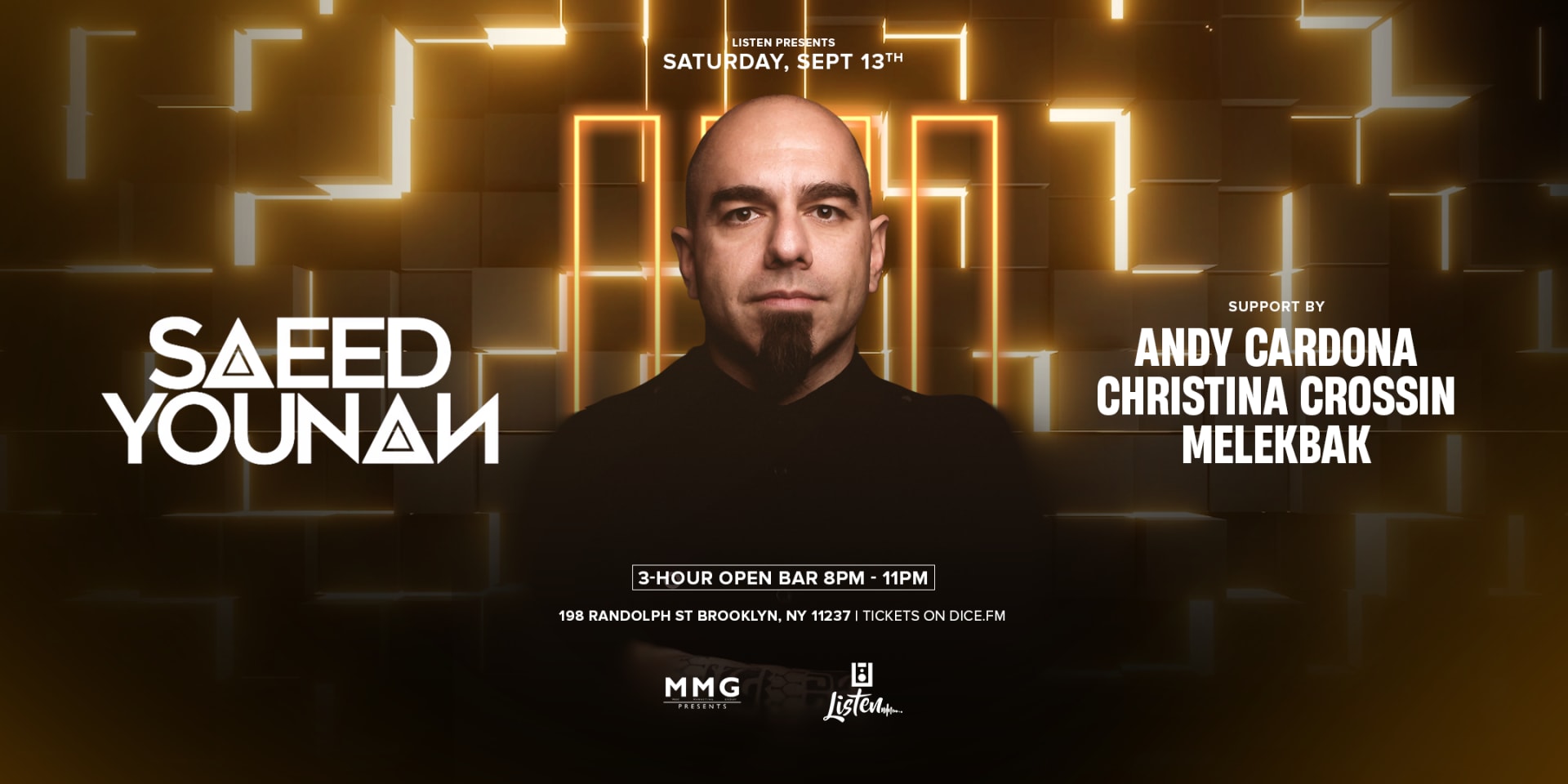 Saeed Younan Andy Cardona  & Friends The Factory X Listen