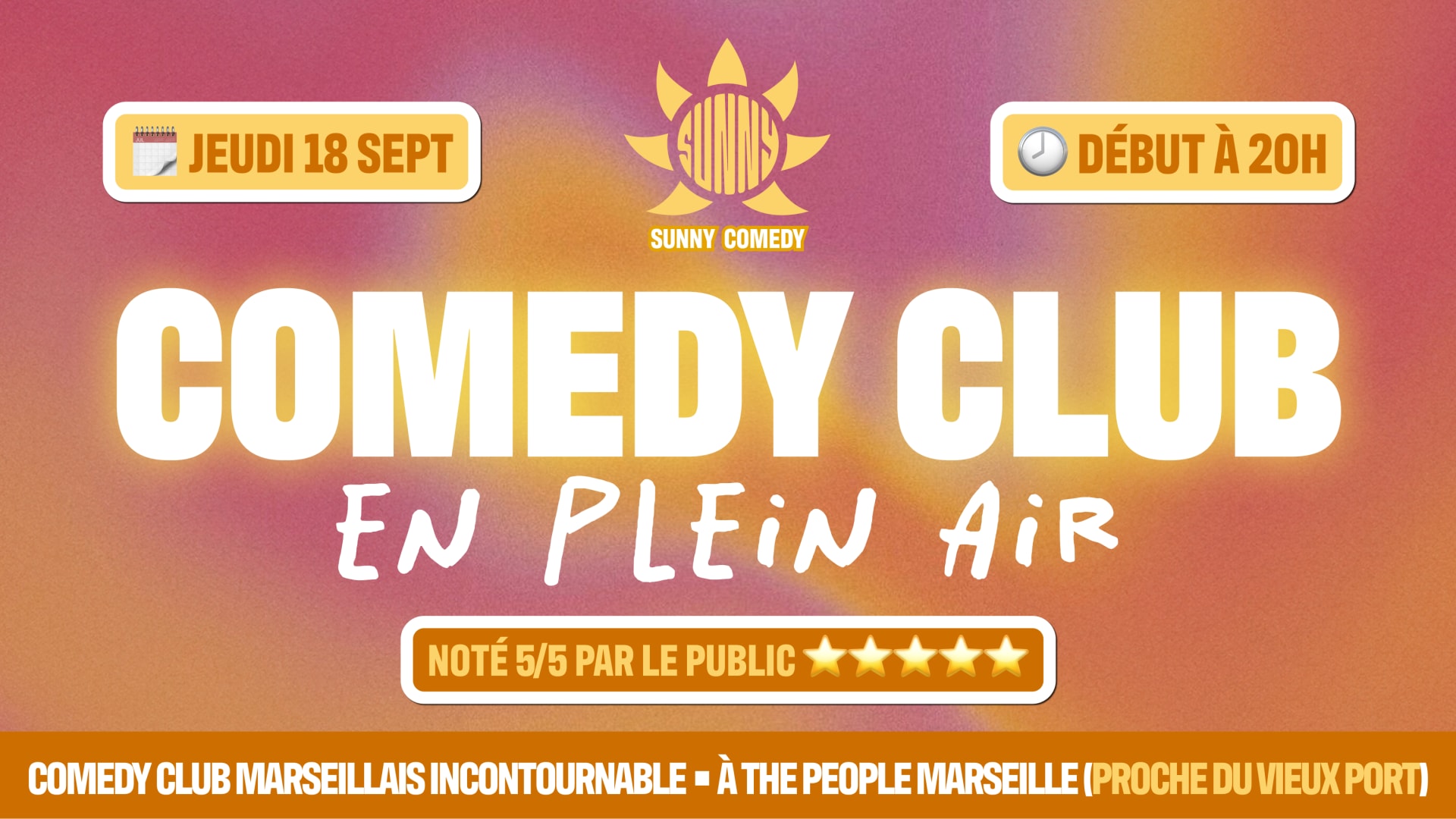 Comedy Club En Plein Air À The People