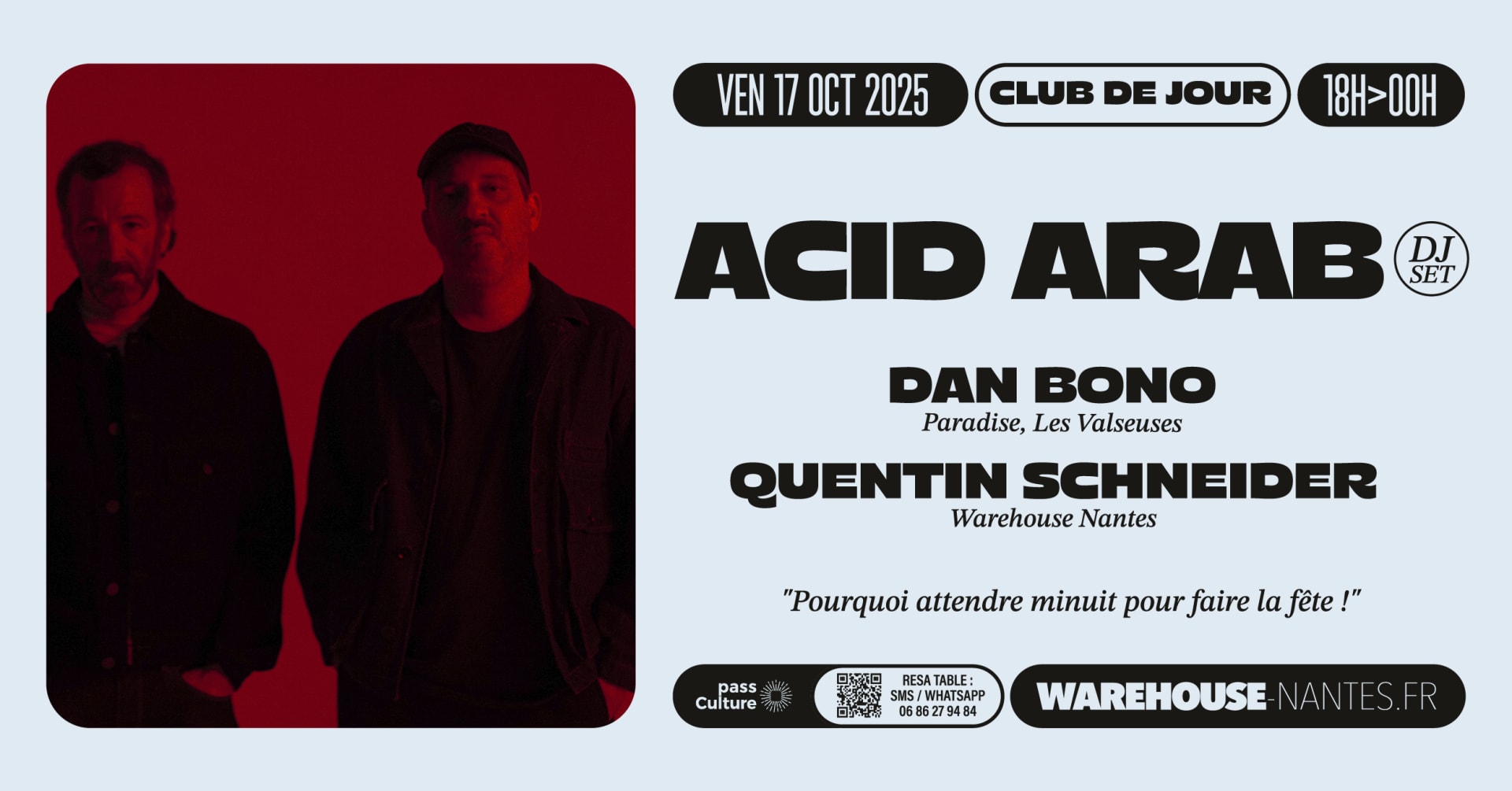 Club De Jour W/ Acid Arab Dj Set
