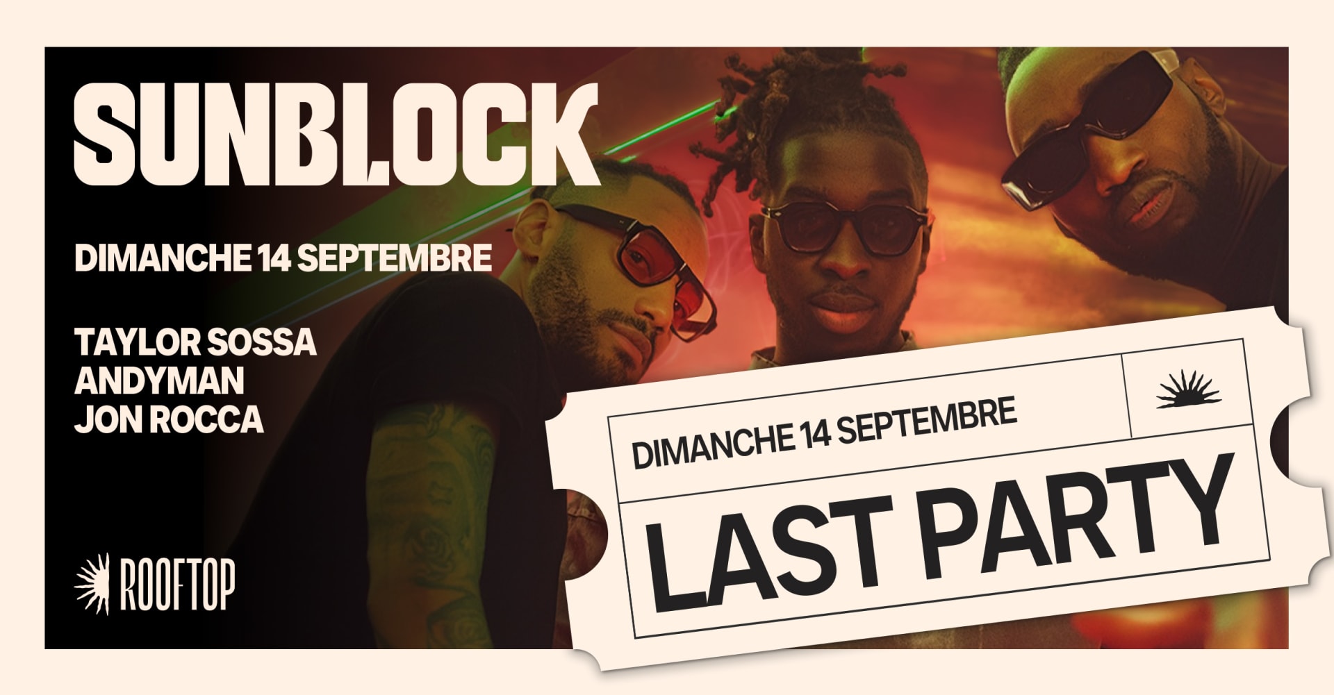 Le Rooftop X Sunblock (Last Party) 14.09