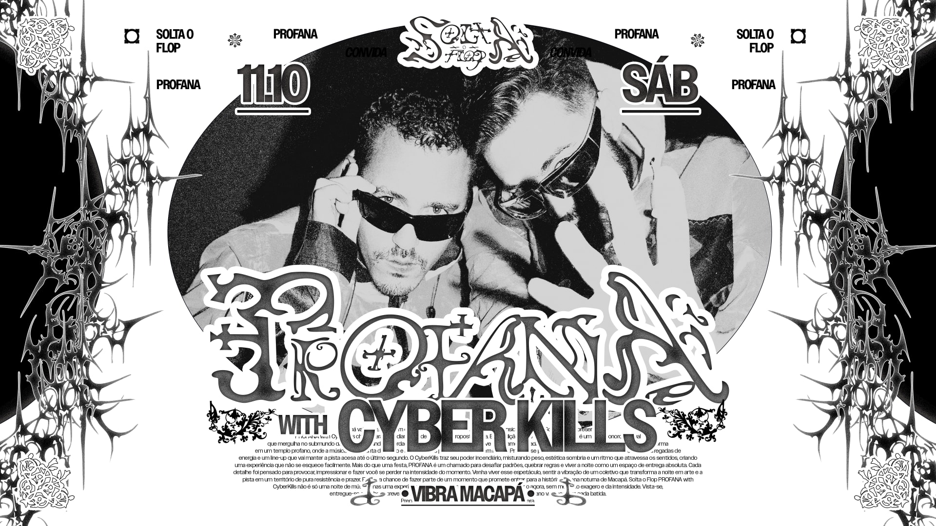 Solta O Flop Apresenta Profana Convida Cyberkills