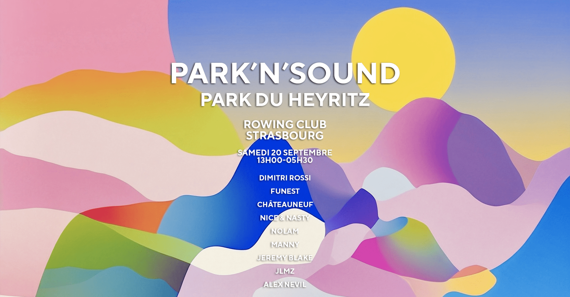 Park’N’Sound Parc Du Heyritz Rowing Club - Open Air Gratuit