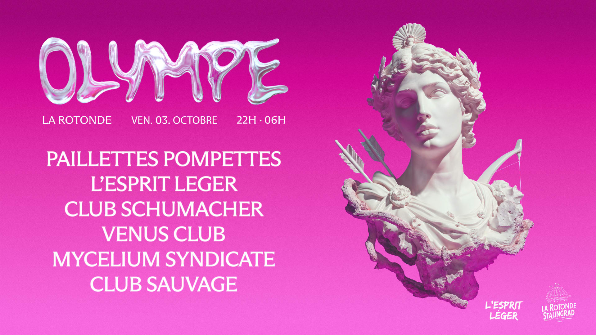 Olympe Xxl · Artemis Edition · Club Sauvage, Mycelium & More
