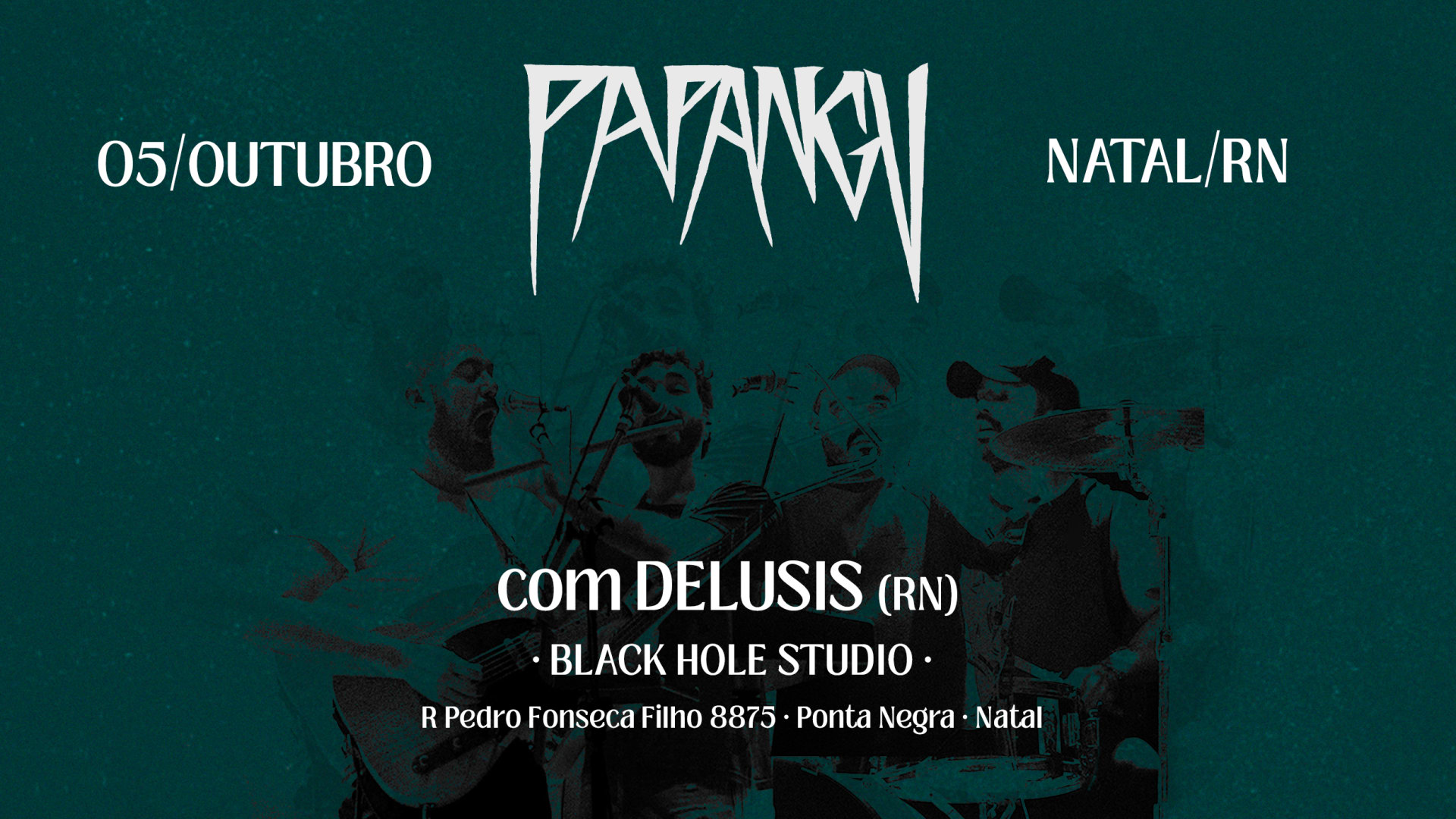 Papangu Em Natal No Black Hole Studio Com Delusis 05-10