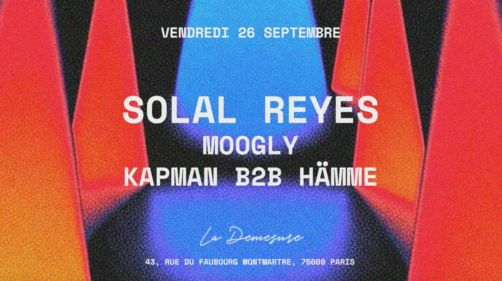 Escape Music Invite Solal Reyes, Moogly, Kapman, Hämme