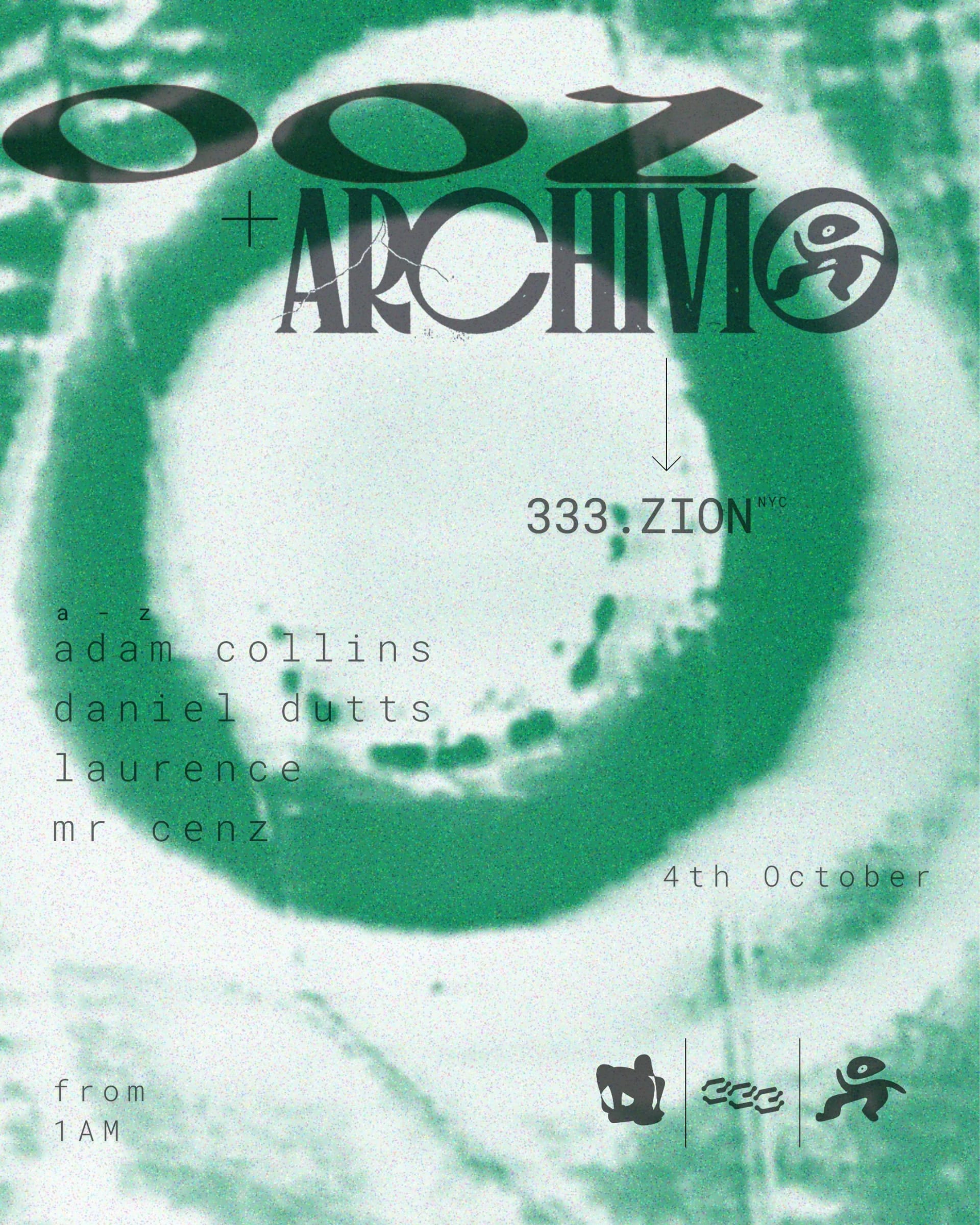 Archivio X The Ooz Collective At 333.Zion