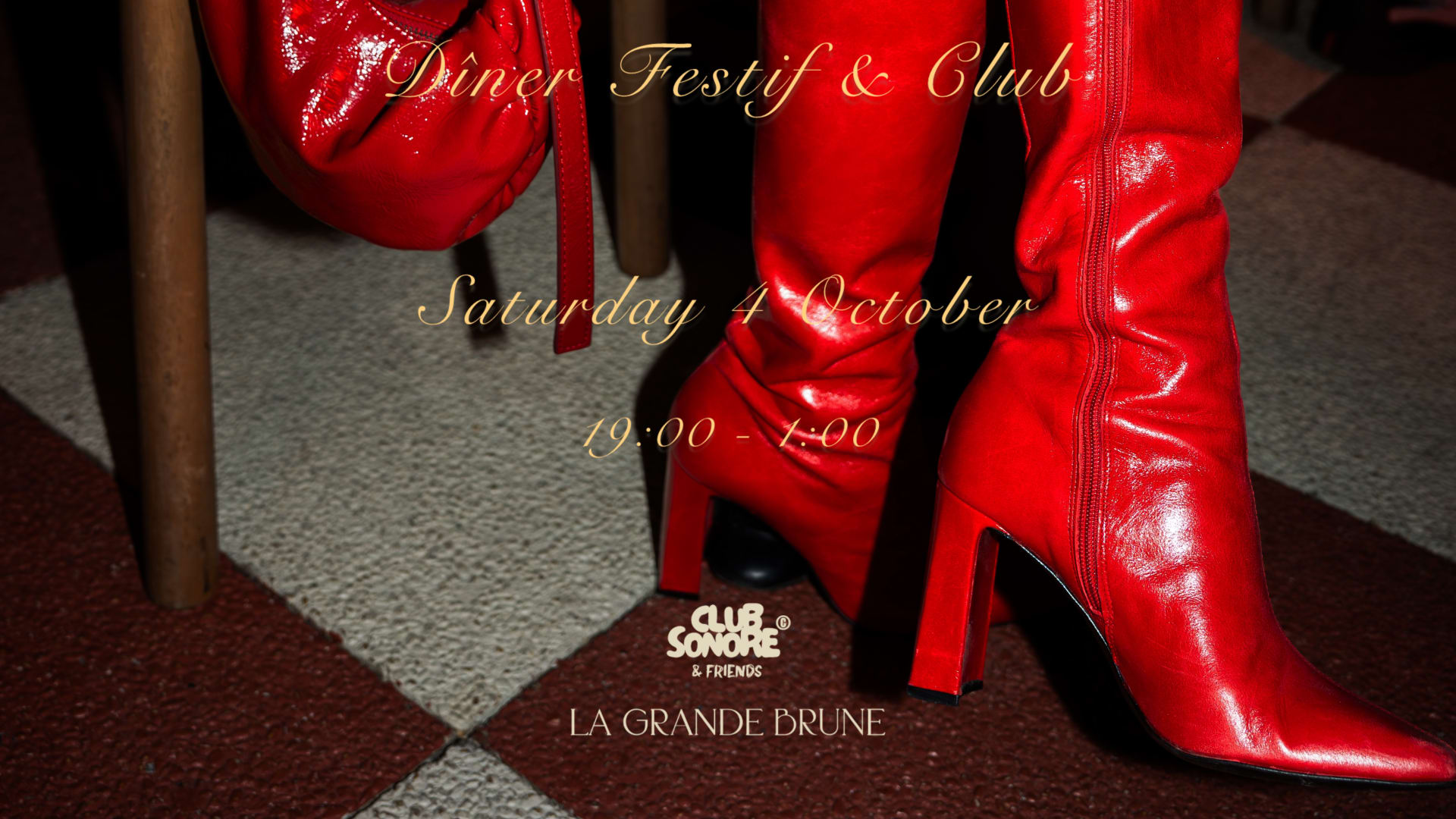 Club Sonore & Friends X Grande Brune  X Saturday 4 October
