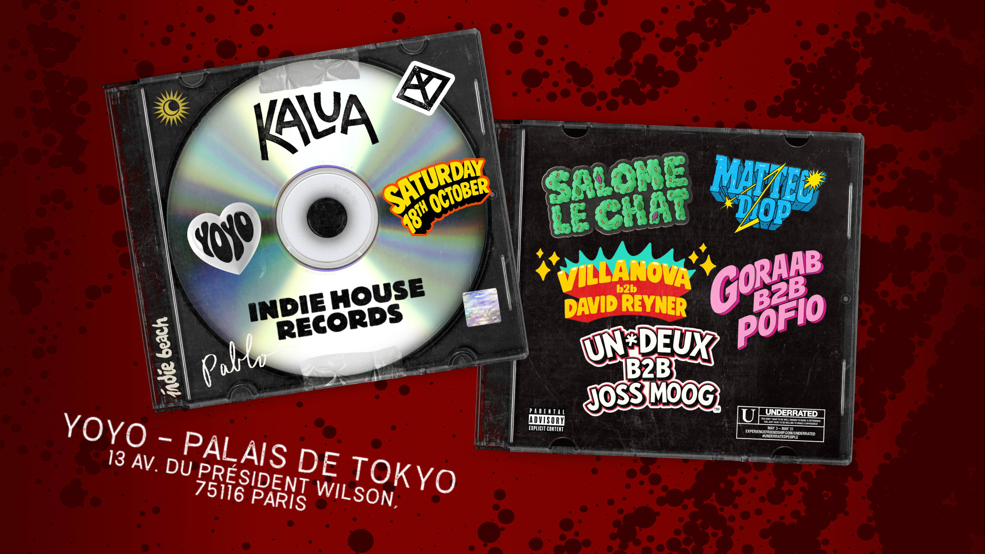 Kalua X Indie House - Salomé Le Chat & Friends - Yoyo