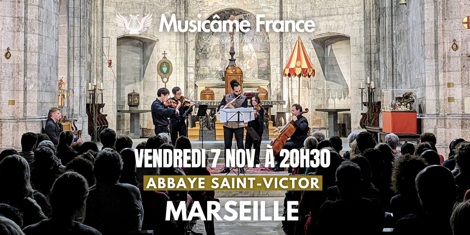 Concert Musicâme À Marseille : Vivaldi X Bach X Piazzolla
