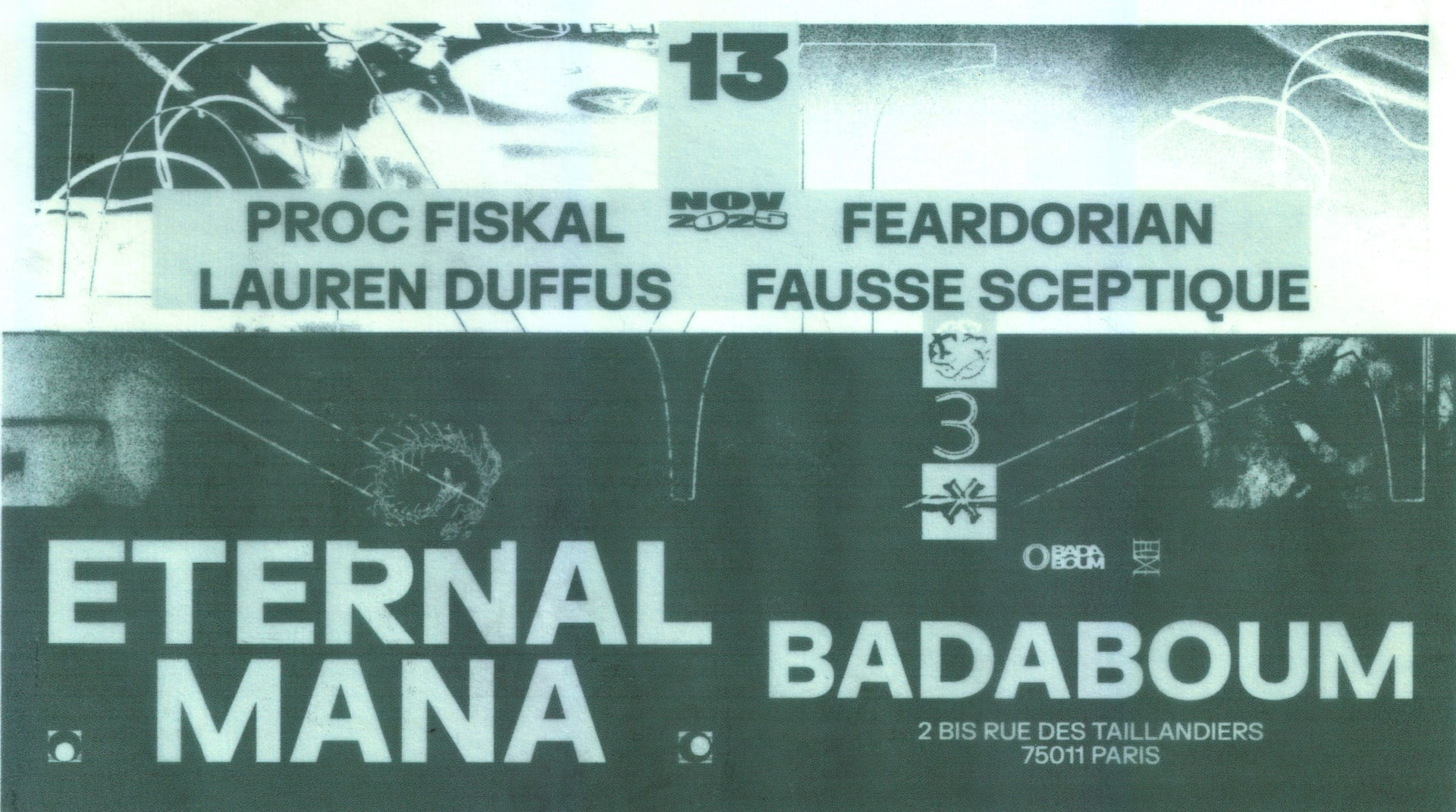 Concert — Eternal Mana : Feardorian, Lauren Duffus & More