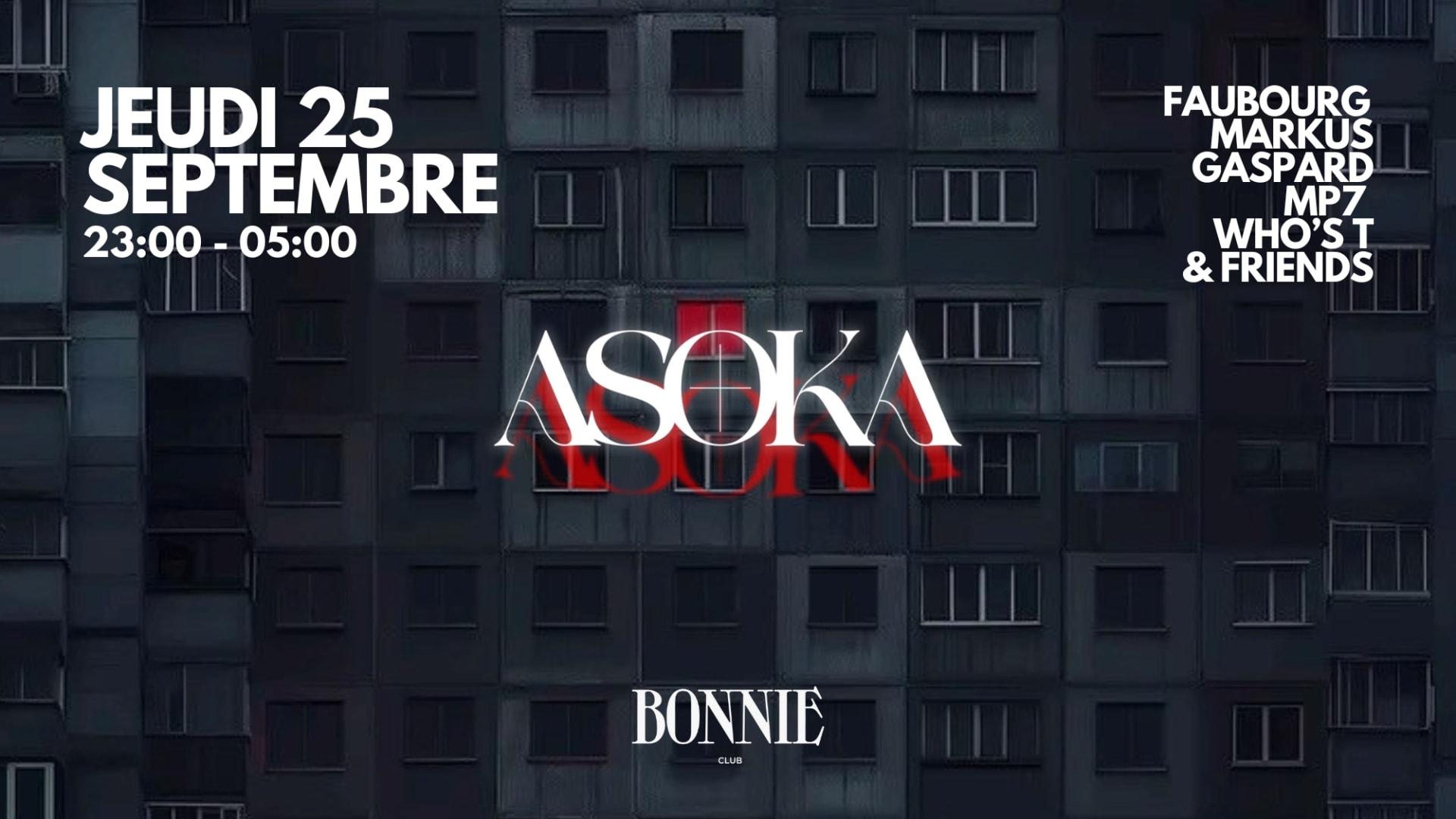 Asoka - Bonnie - Jeudi 25 Septembre