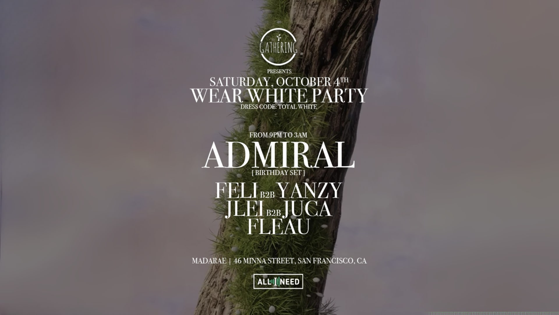 Wear White Party – Afro House Edition