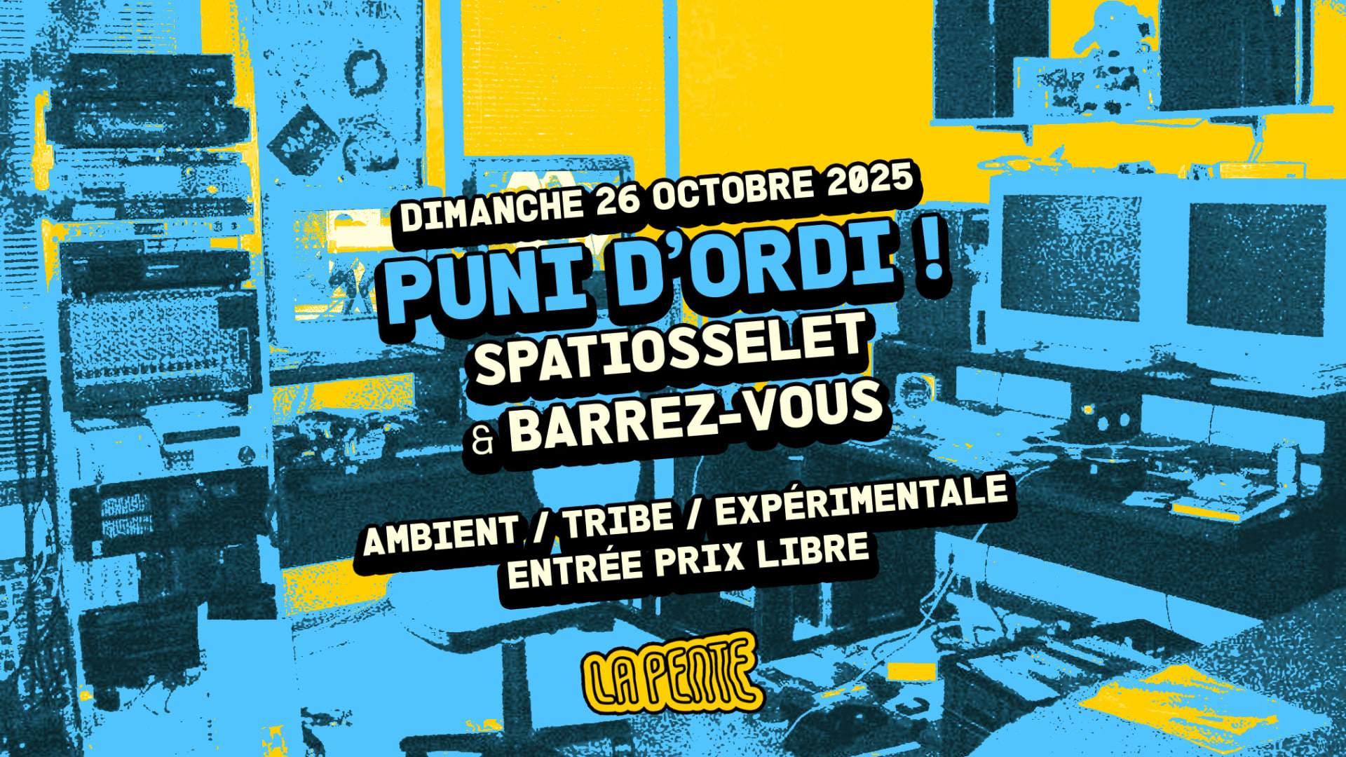 Puni D'ordi Avec Spatiosselet & Barrez-Vous