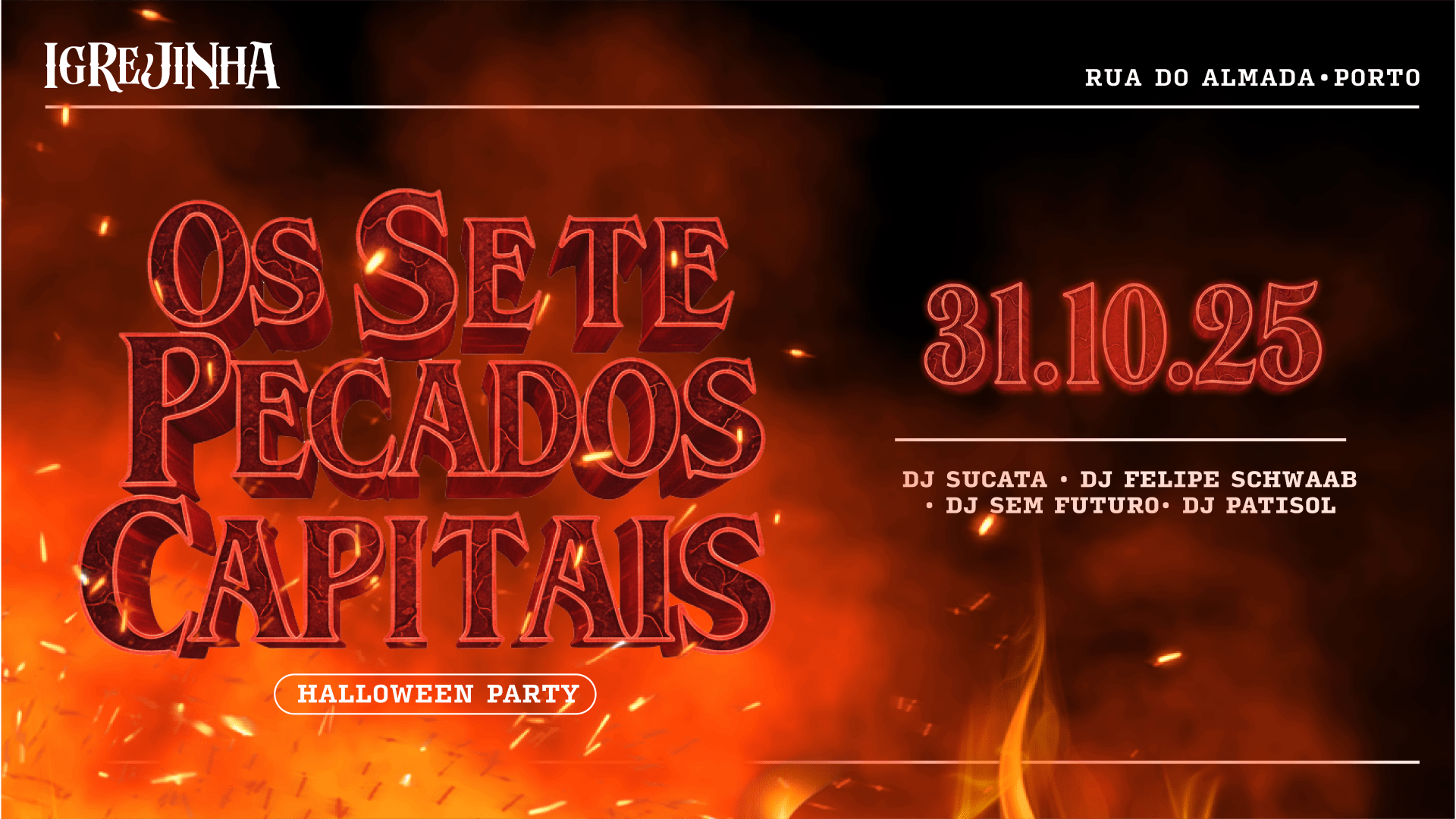 Halloween Do Igrejinha: Os Sete Pecados Capitais