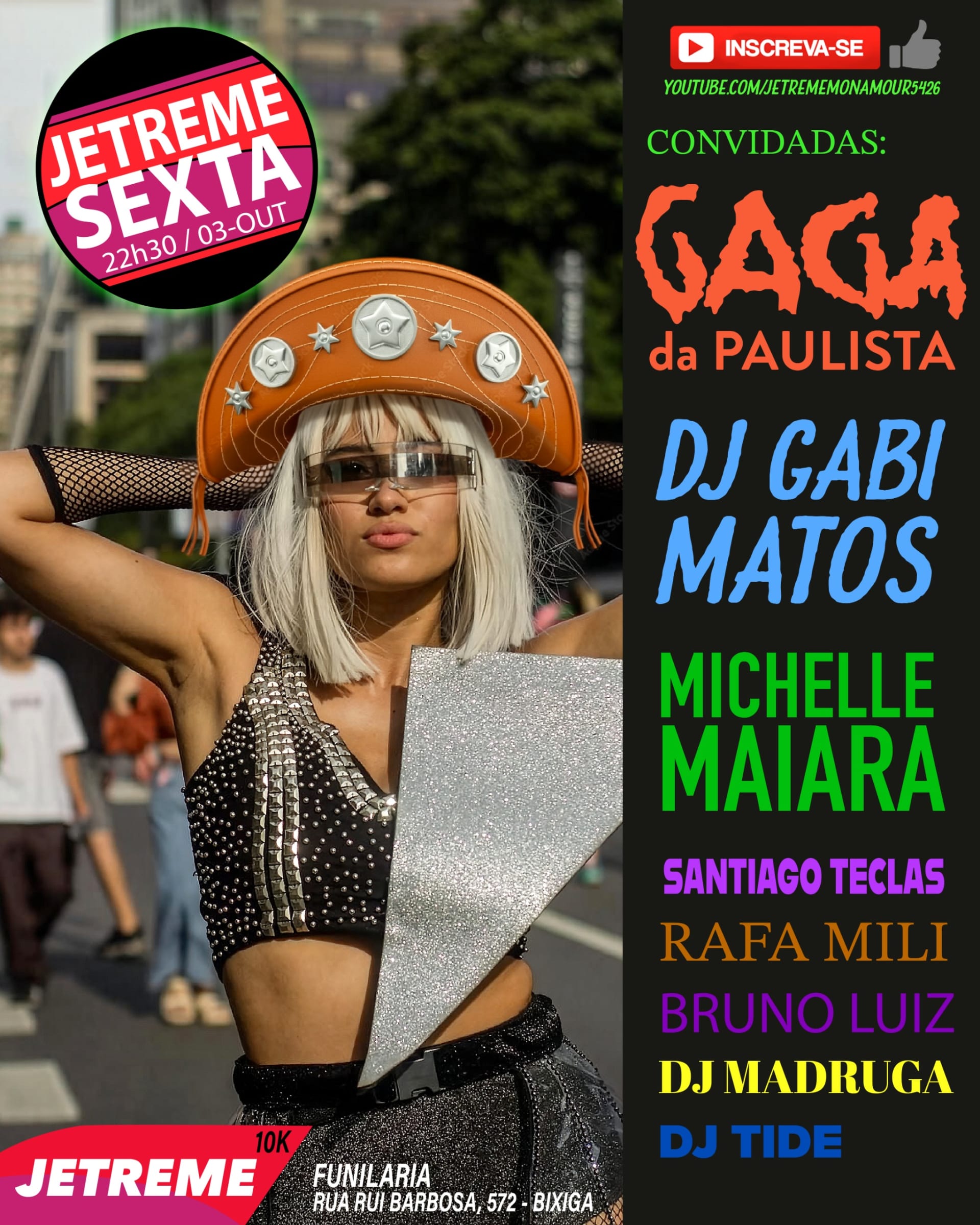 Jetreme Convida Gaga Da Paulista E Djgabimatos Na Funilaria