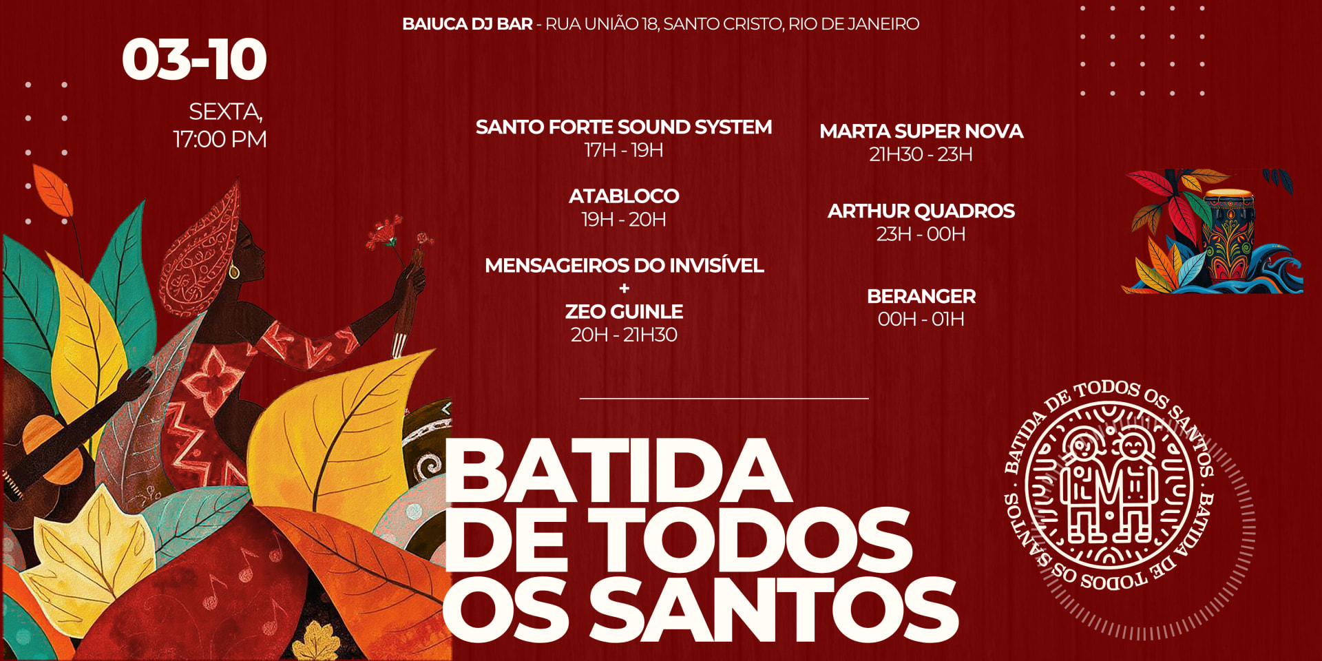 Batida De Todos Os Santos @ Baiúca Dj Bar