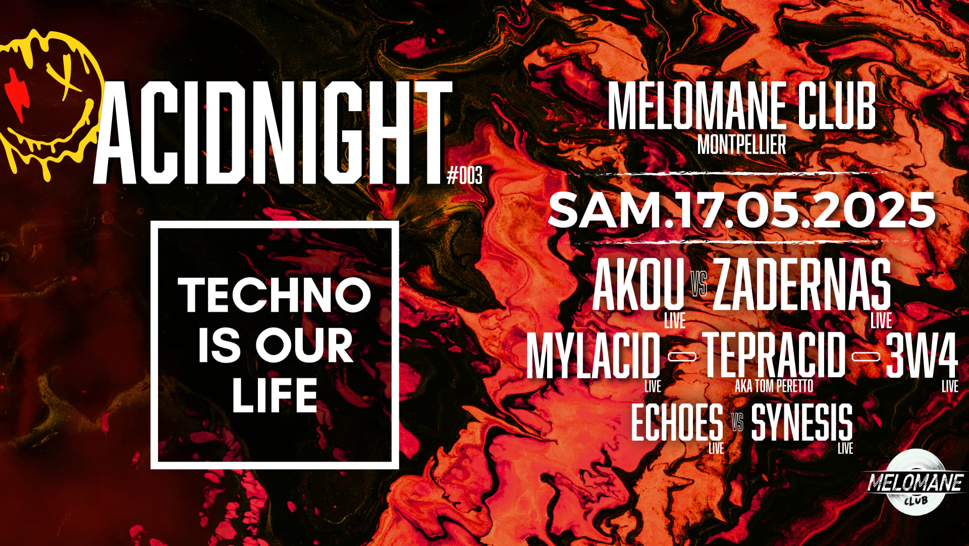 Techno Is Our Life Present Acidnight #003