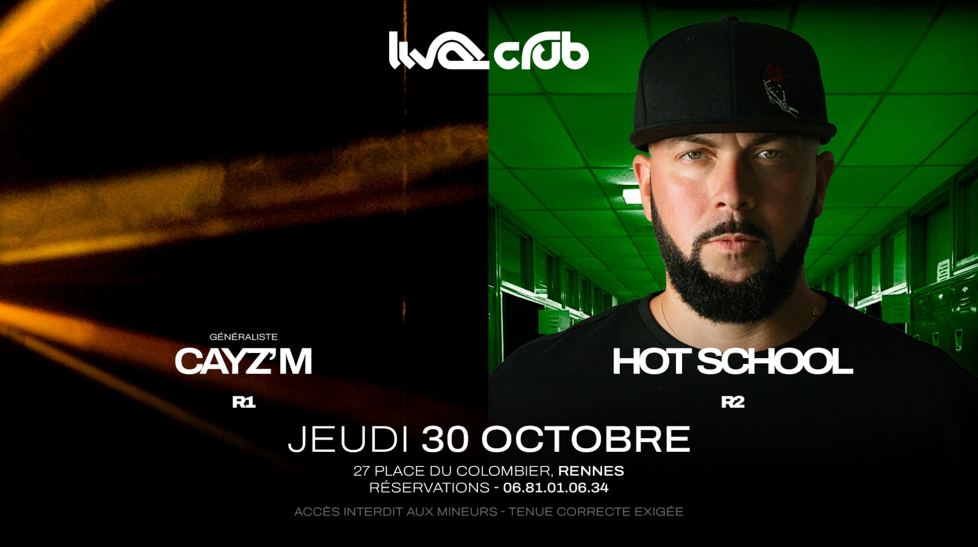 Hot School (R2) + Cayz'm (R1)