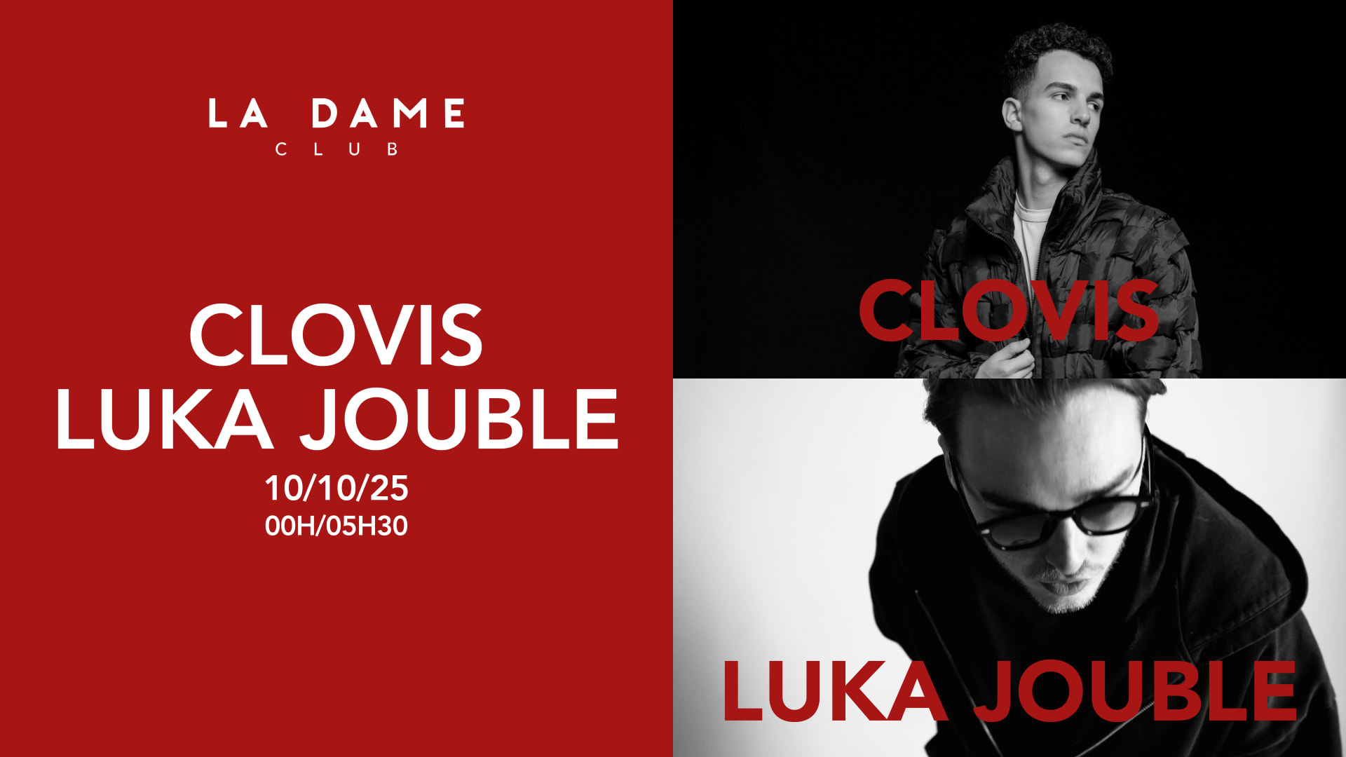 La Dame // Ven 10 Octobre // Clovis - Luka Jouble