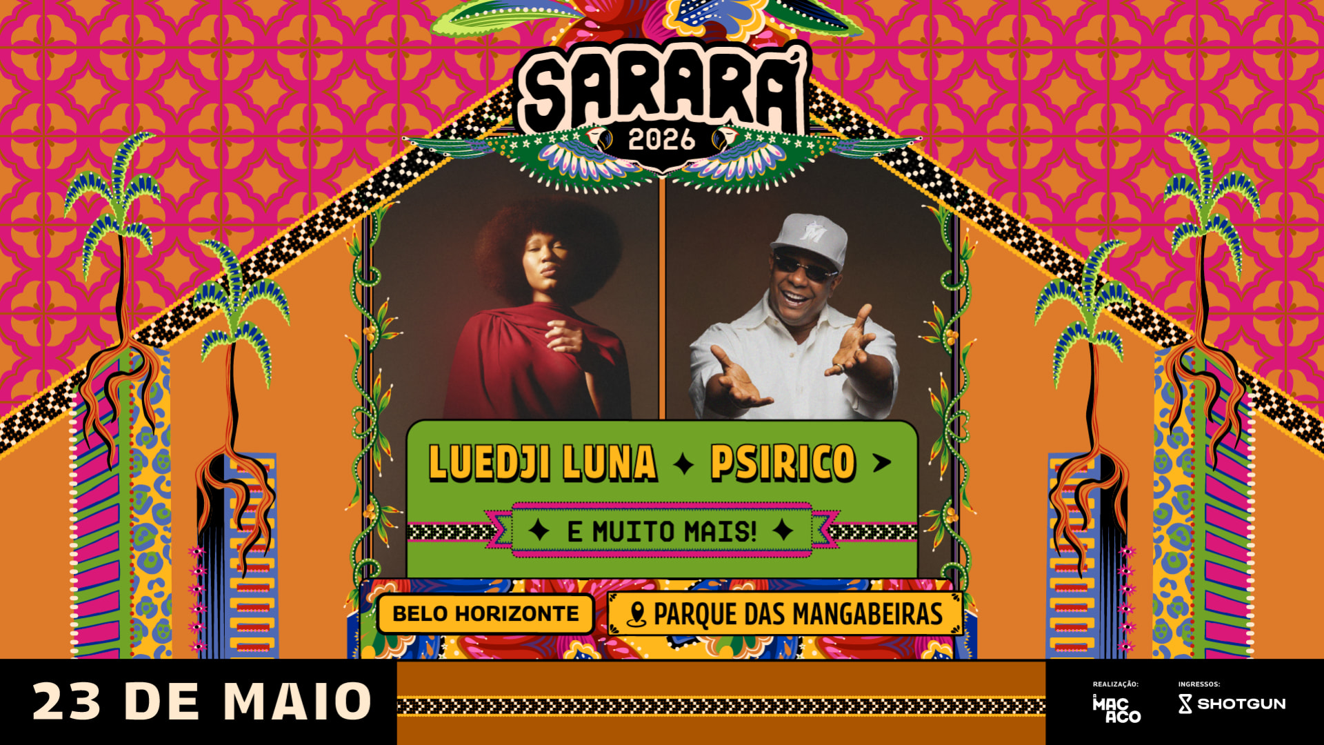 Festival Sarará 2026 | Luedji Luna, Psirico E Mais