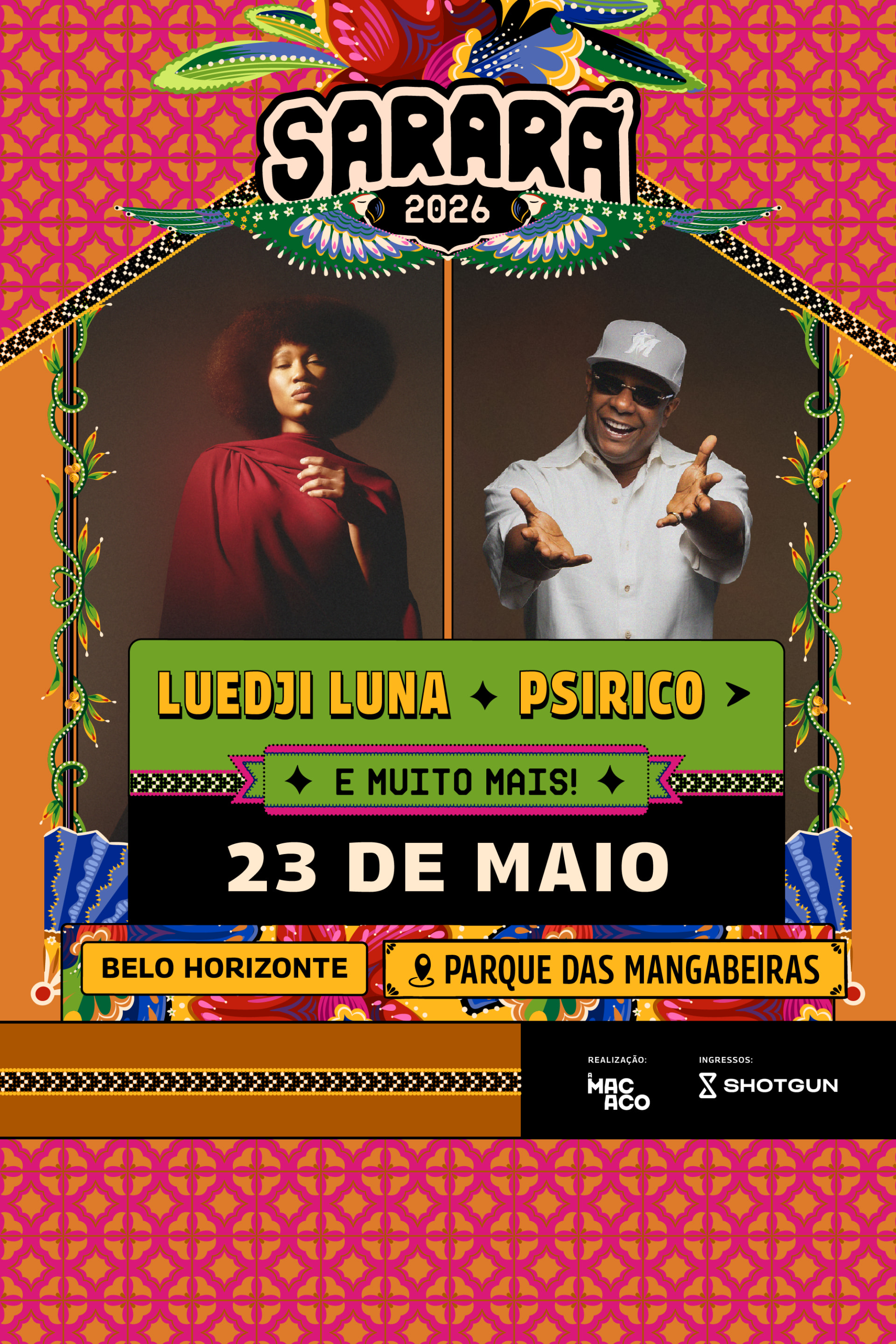 Festival Sarará 2026 | Luedji Luna, Psirico E Mais