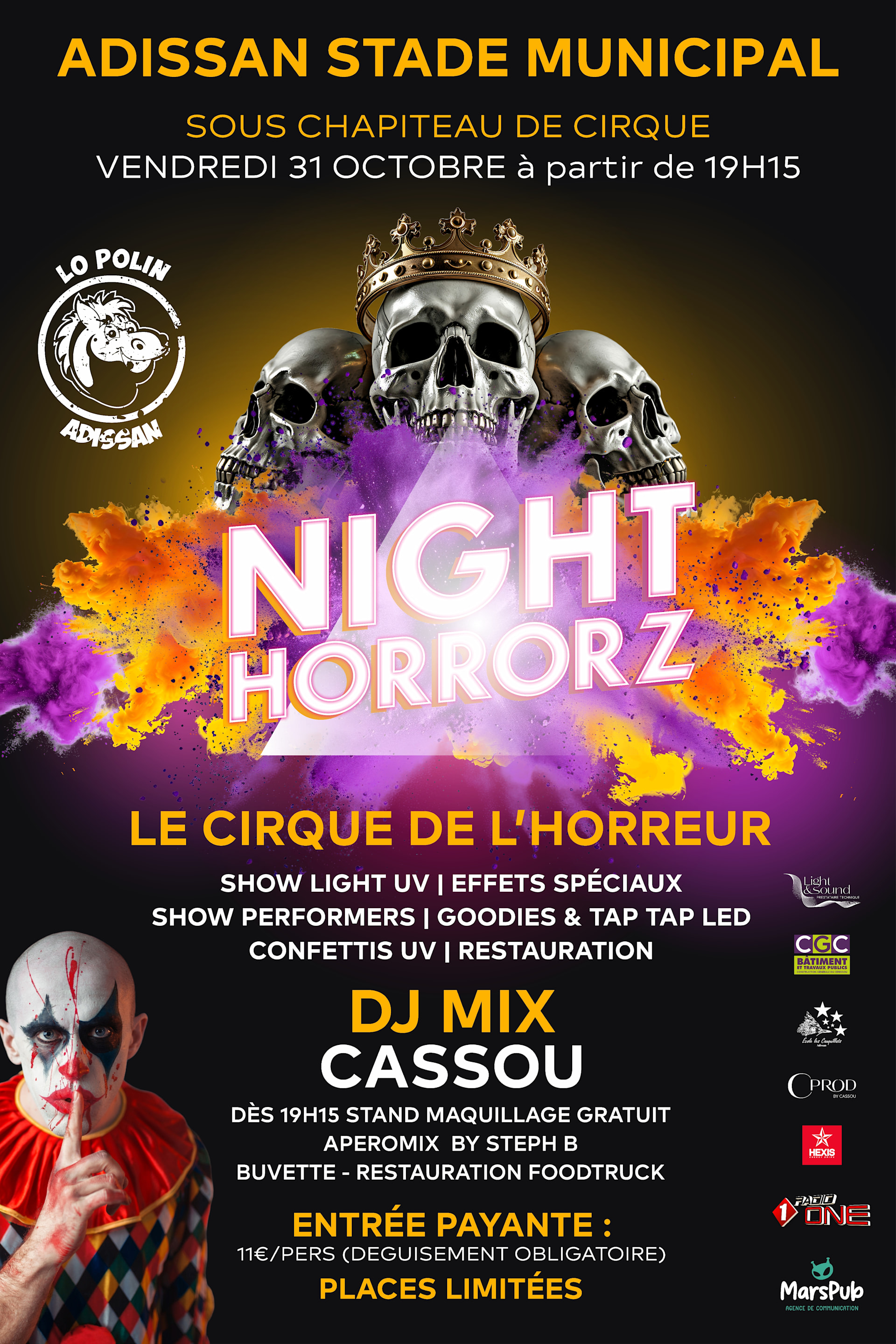 Night Horrorz - Halloween 31 Octobre 2025