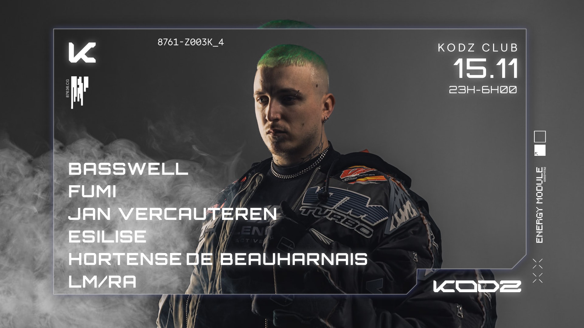 Kodz : Basswell - Jan Vercauteren - Esilise - Fumi & More