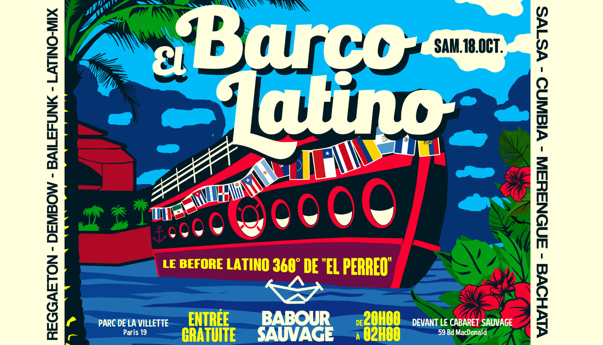 El Barco Latino ! 18.10.25 • Fiesta Latina 360°