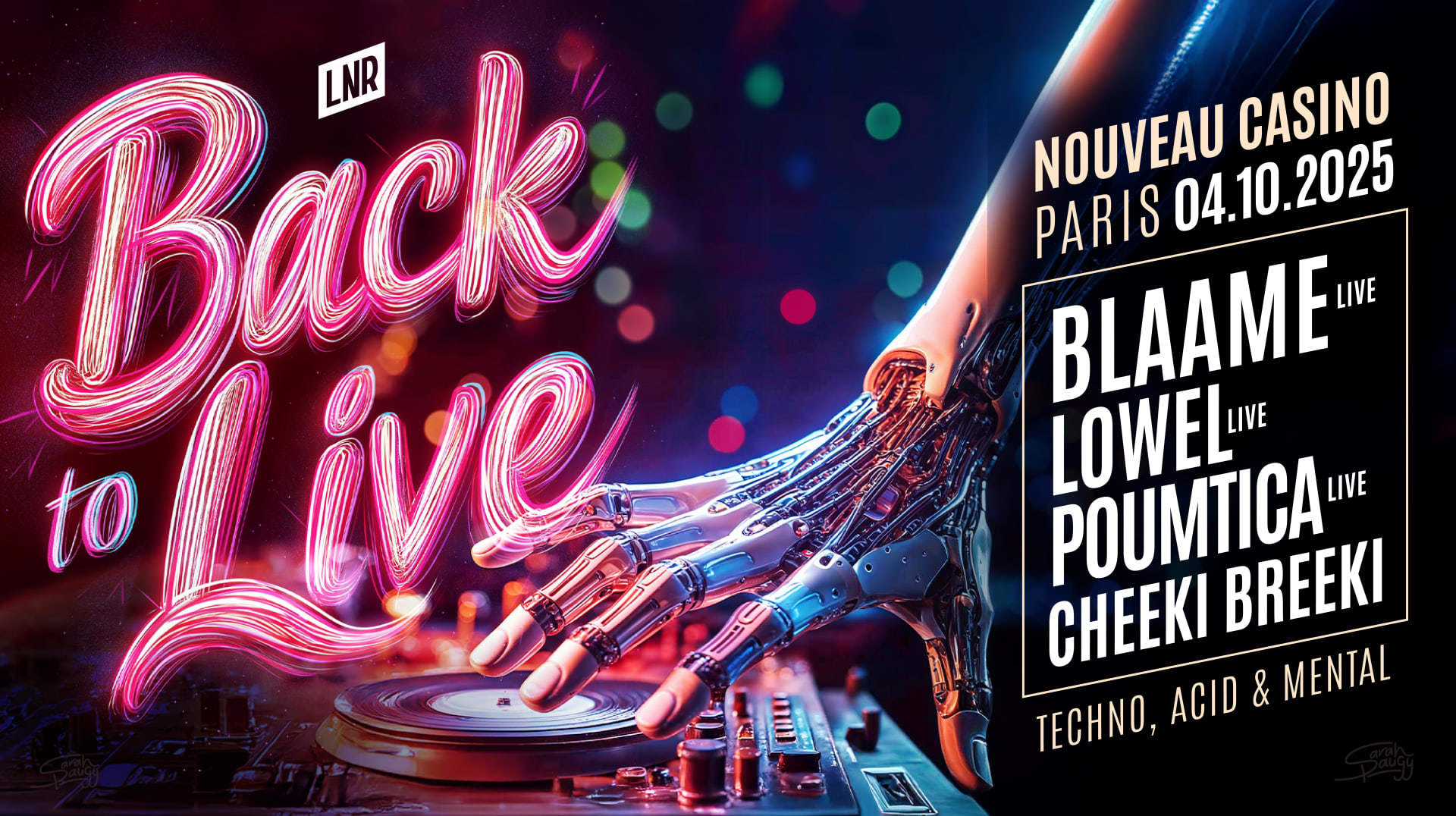Lnr Presente : Back To Live #5 - Blaame - Poumtica - Lowel