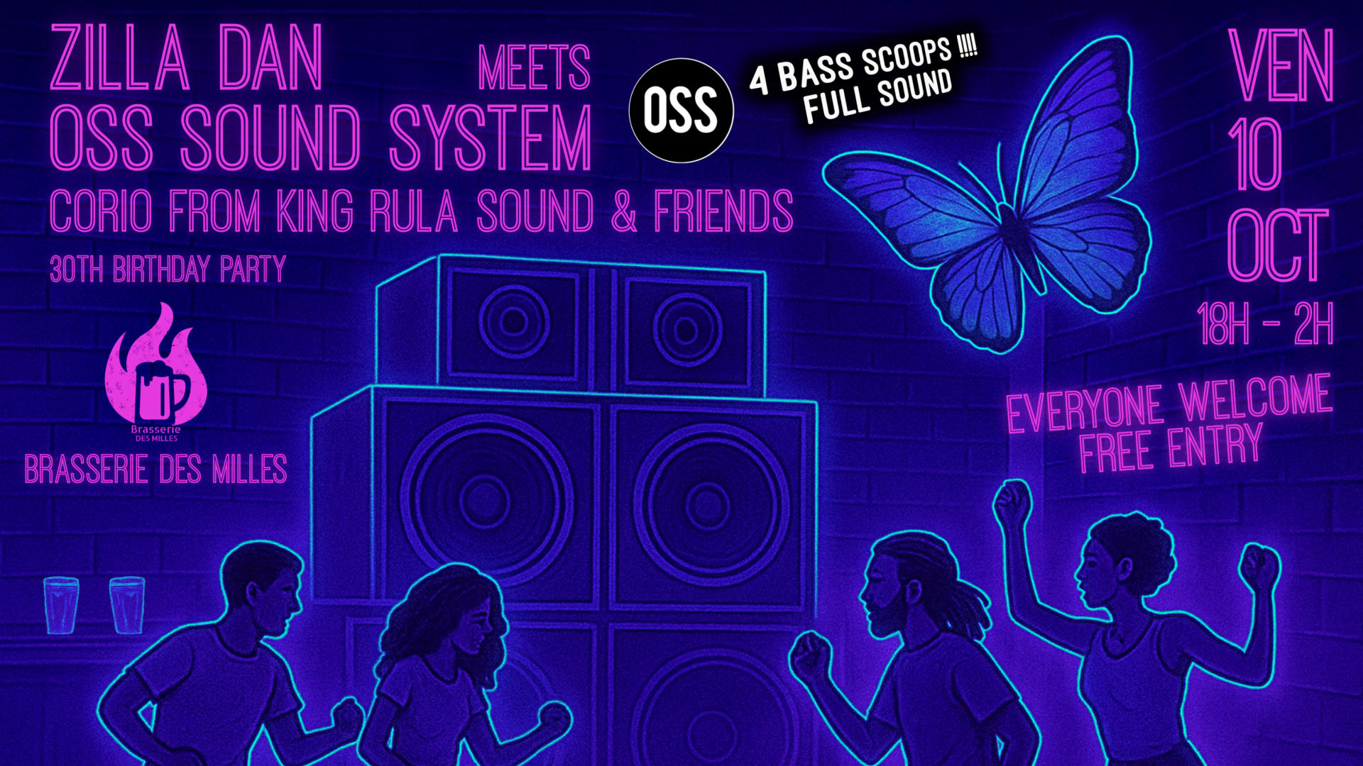 Heavy Dub Arena - Oss Sound System - King Rula - Zilla Dan