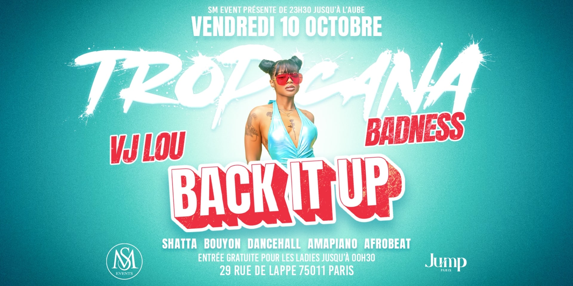 La Tropicana - Back It Up - Vj Lou & Badness