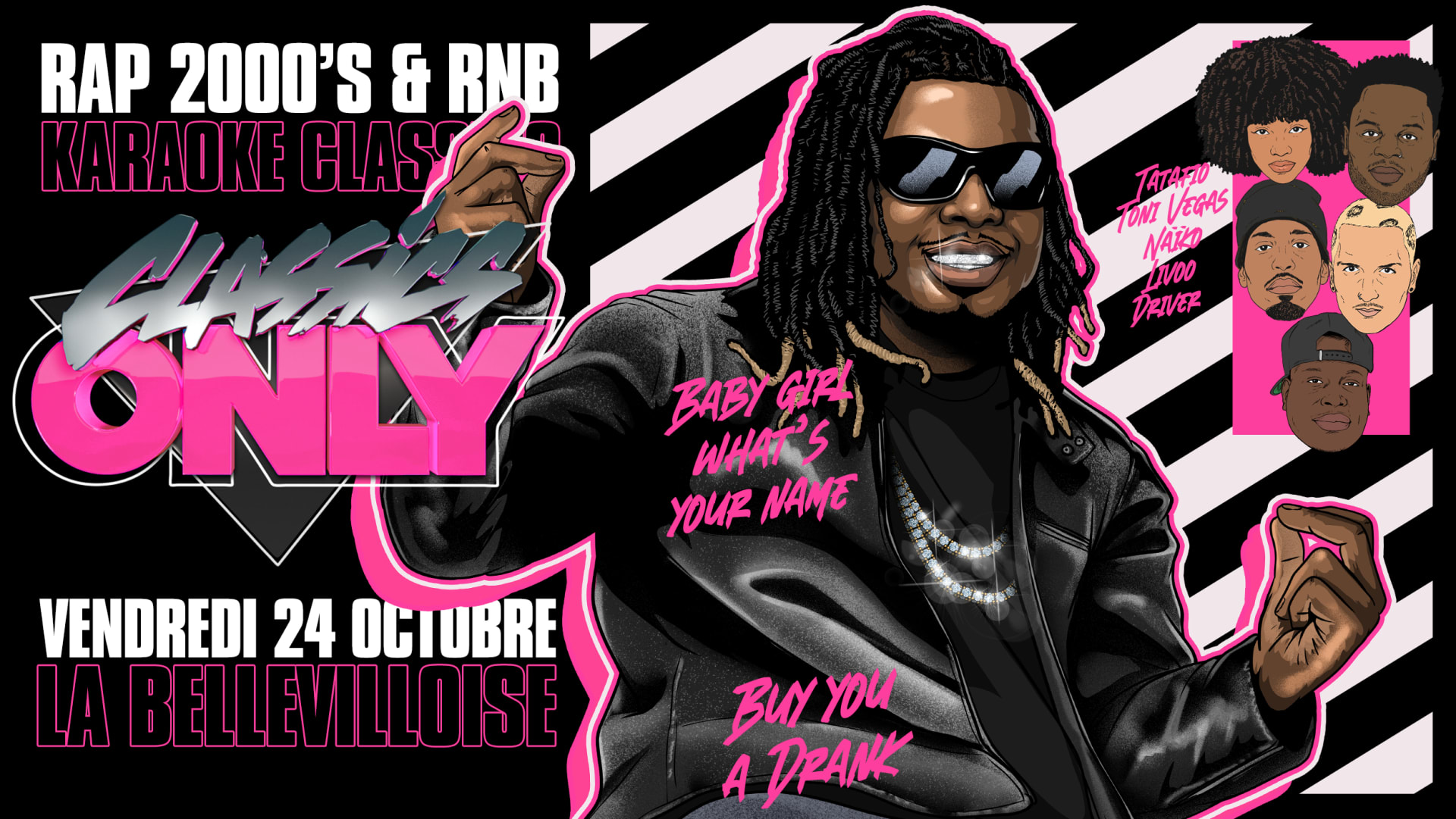 Classics Only @ Bellevilloise 24 Oct  R&B 2000's + Karaoké