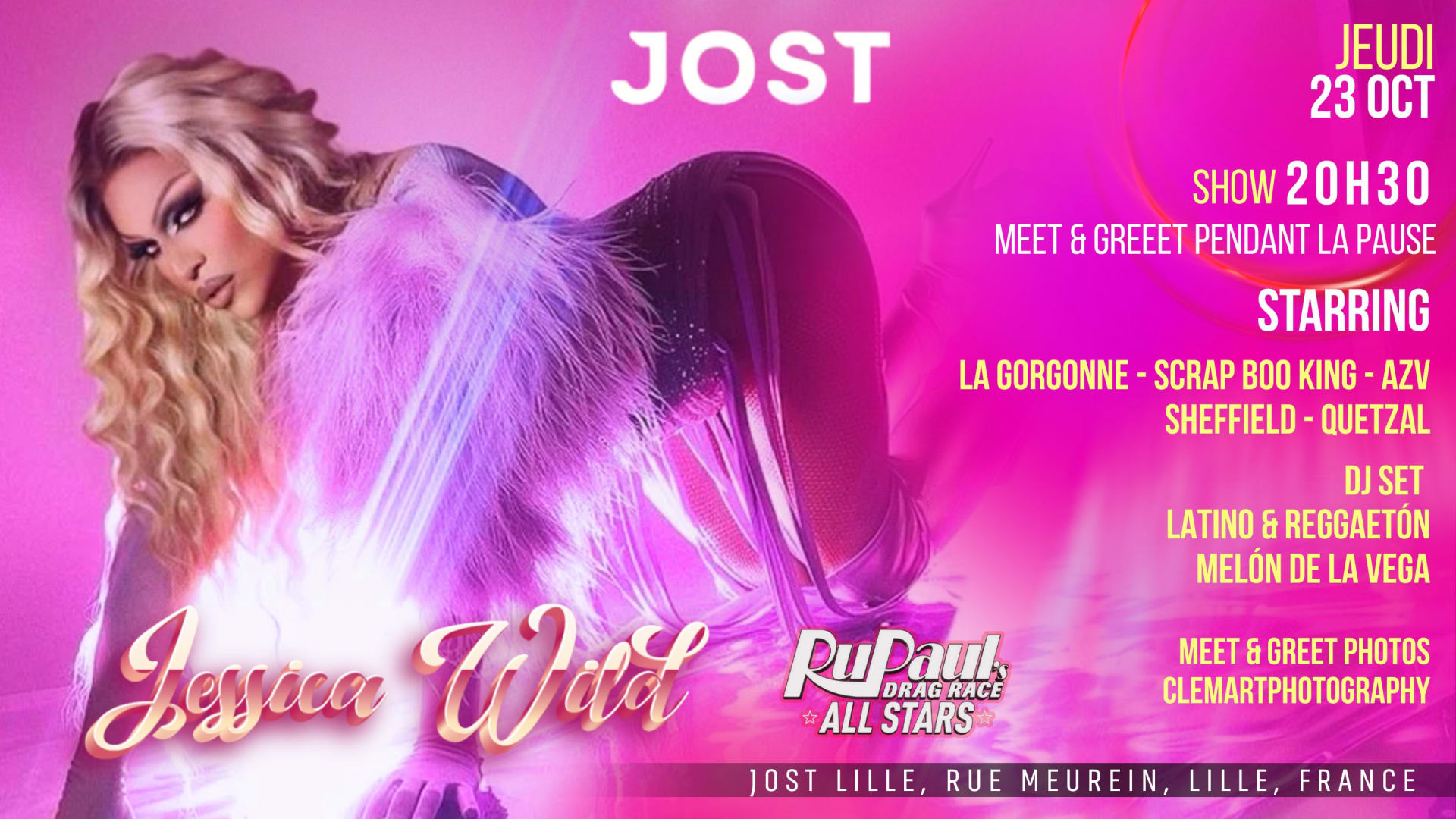 Jessica Wild European Tour Rupaul’S Drag Race All Stars