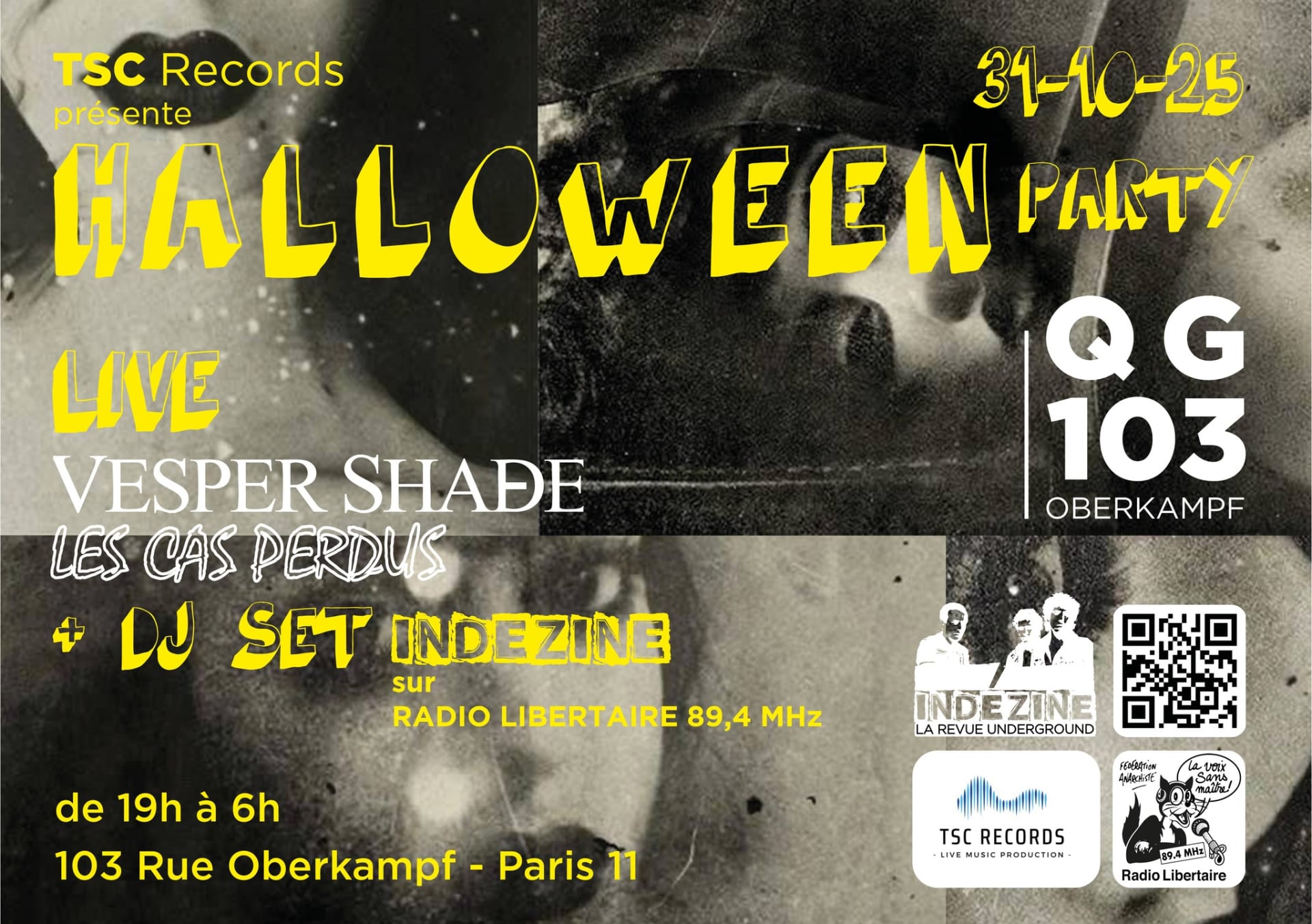 [Concerts] Les Cas Perdus + Vesper Shade