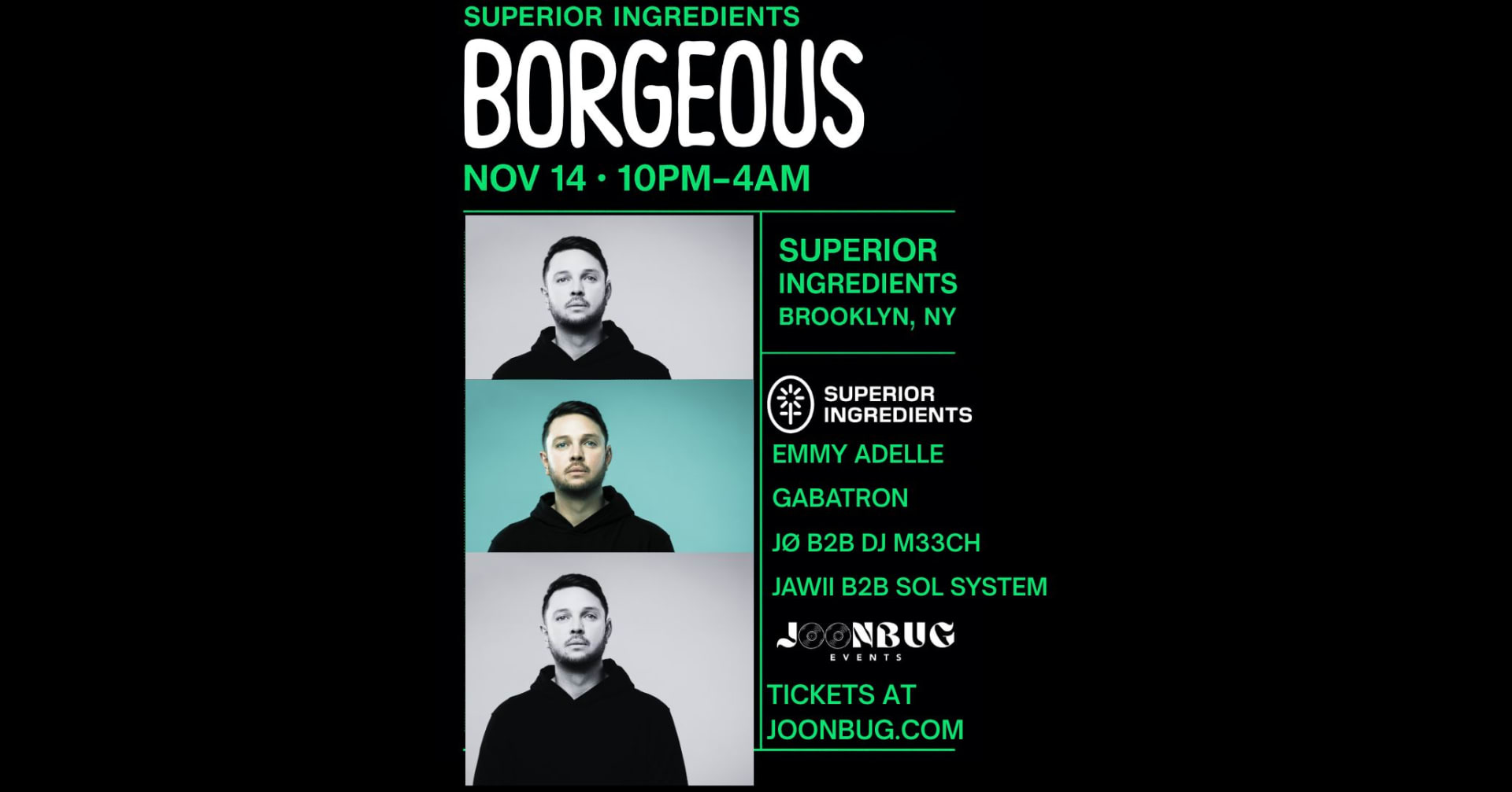 Superior Ingredients Brooklyn - 11/14 - Borgeous