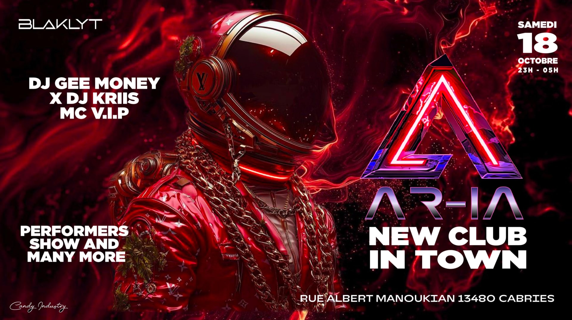 Ar-Ia Red Nebula