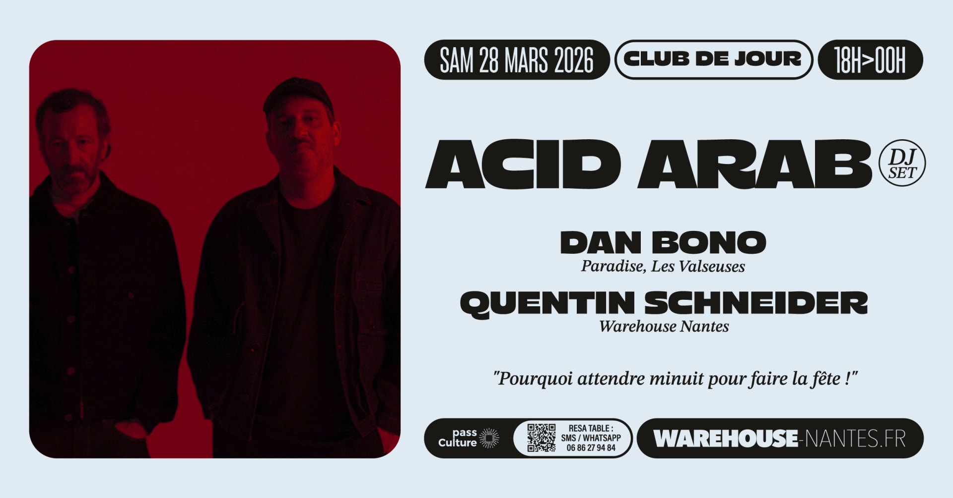 Club De Jour W/ Acid Arab Dj Set