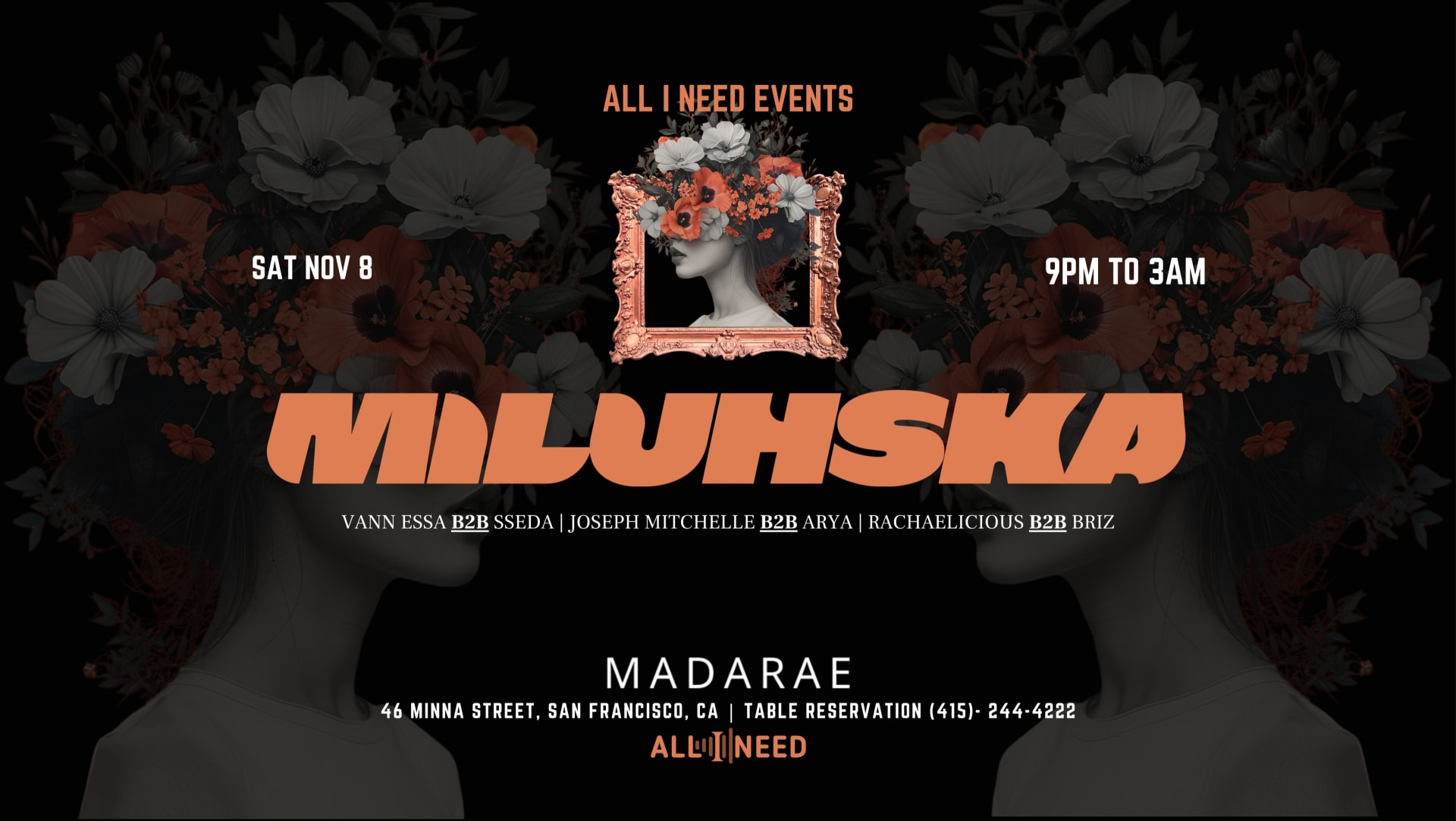 Miluhska [ Afro House, Indie Dance & Latin Pop] At Madarae