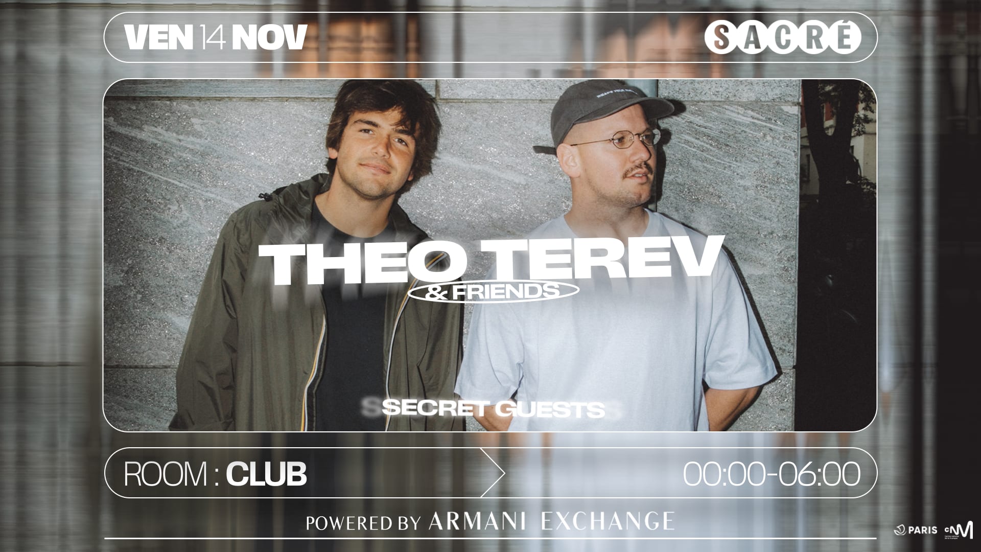 Sacré : Théo Terev & Friends [Powered By Armani Exchange]