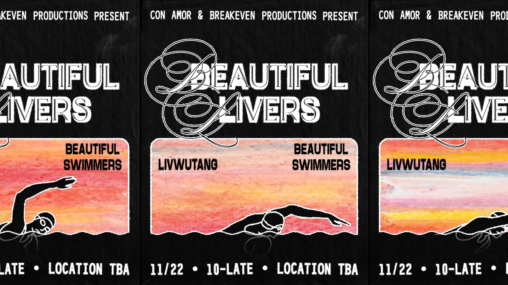 Con Amor + Breakeven: Livwutang & Beautiful Swimmers