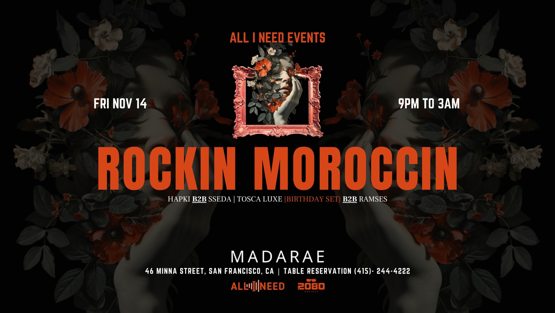Rockin Moroccin [Afro House] At Madarae San Francisco
