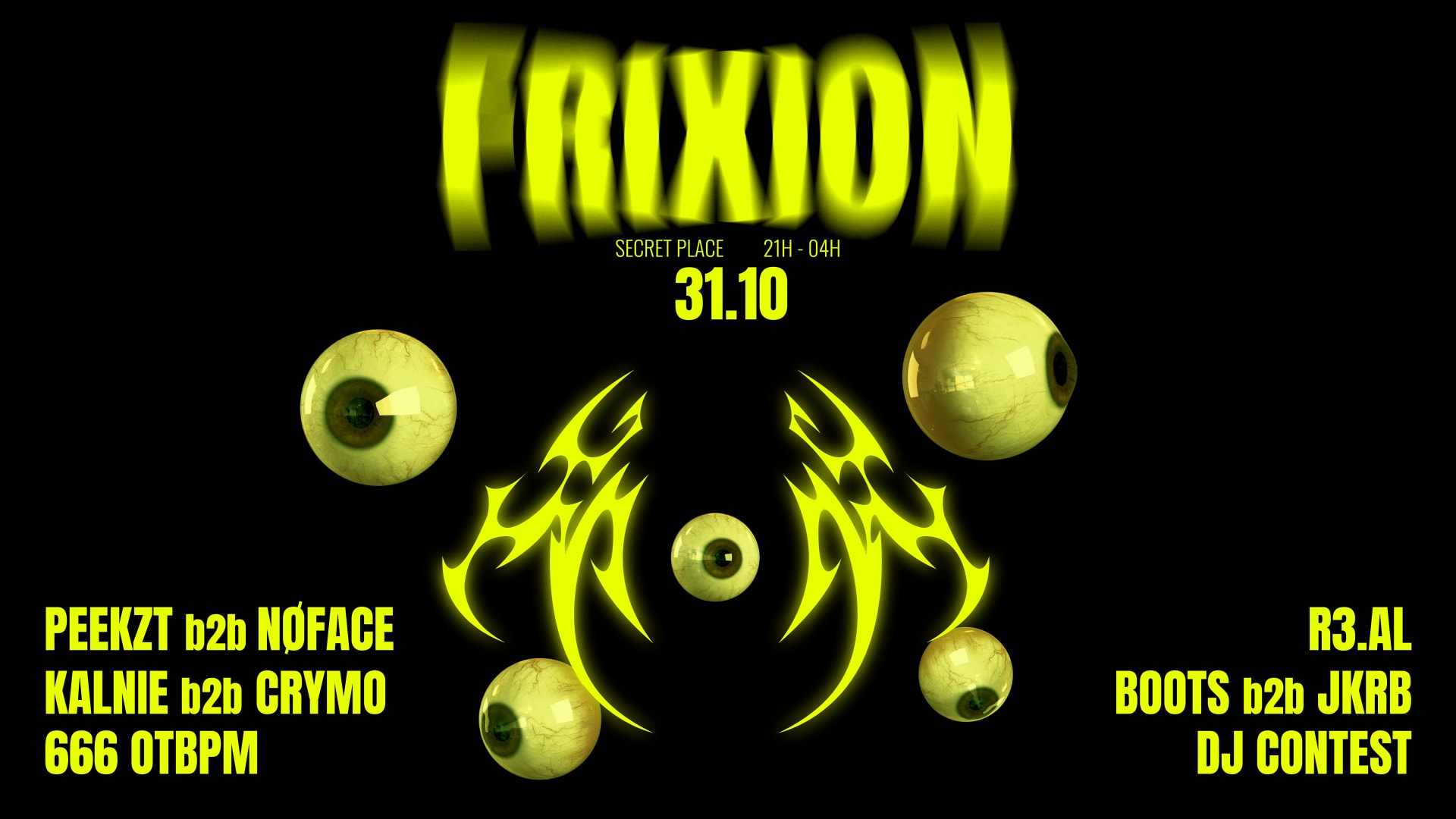 Frixion : Peekzt, Kalnie, 666 Otbpm, R3.Al, Jkrb, Crymo...