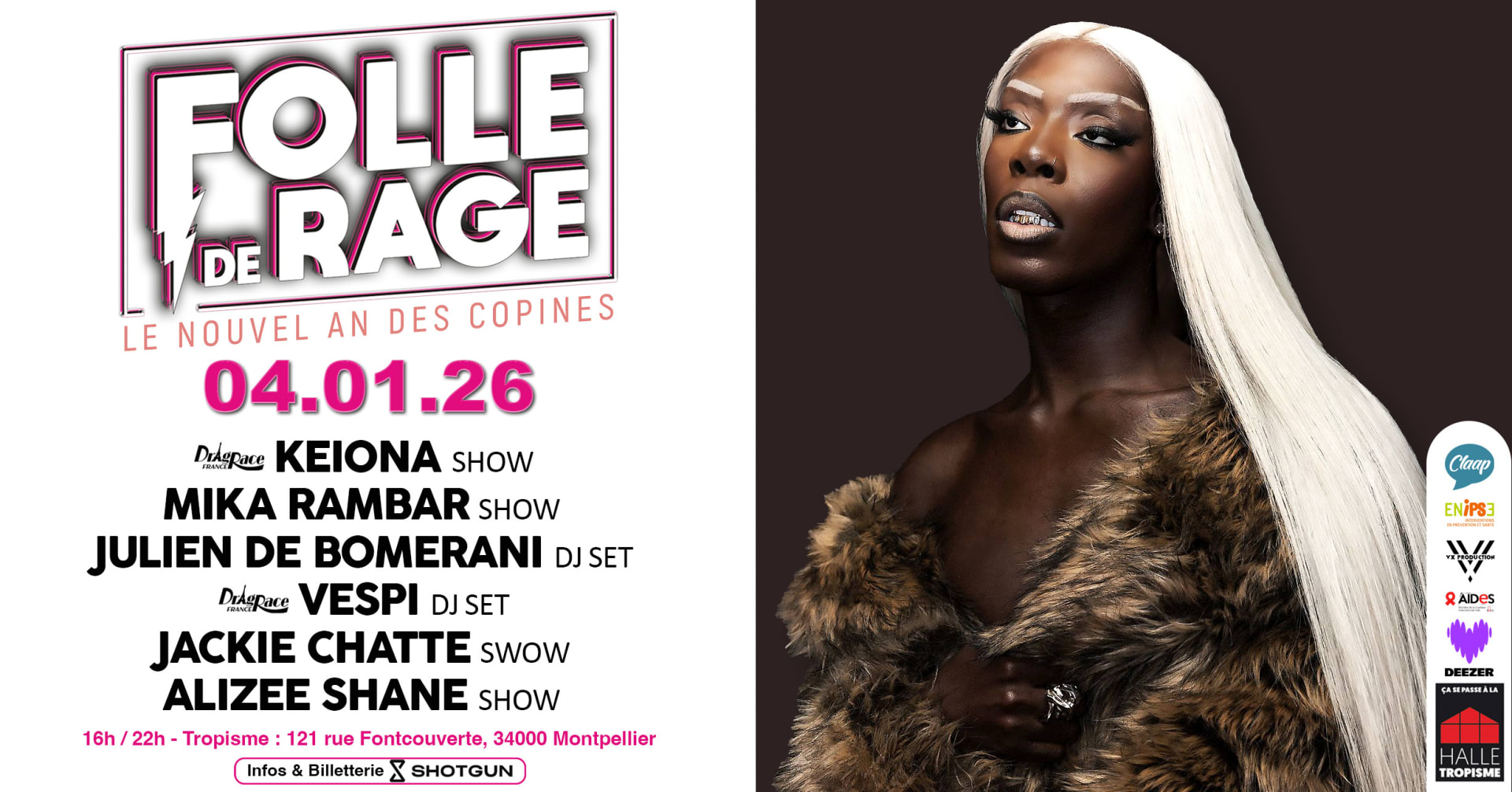 Folle De Rage X Halle Tropisme : Le Nouvel An Des Copines !