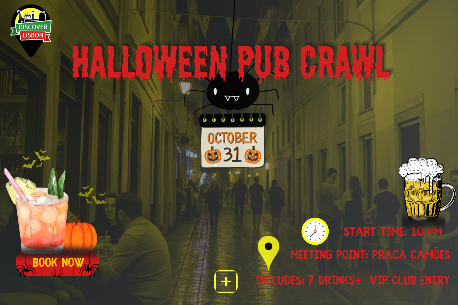 Halloween Special Party: Pub Crawl Experience